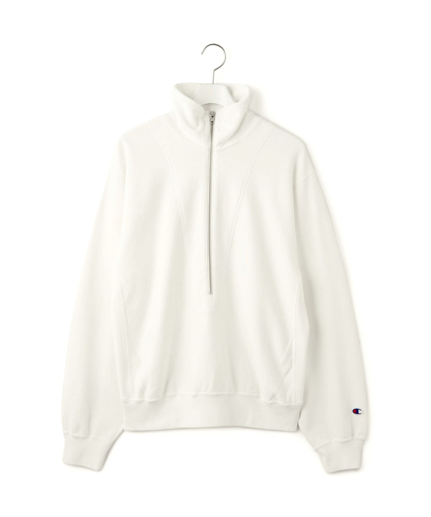 ADAM ET ROPE'｜【Champion for ADAM ET ROPE'】別注 SWEAT HALF ZIP