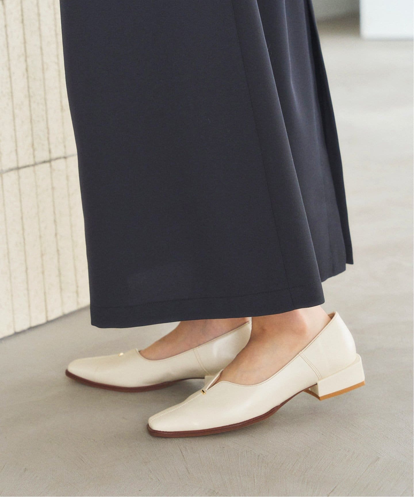 LE TALON｜《追加3》2.5cmスクエアスリットソフトフラット | Rakuten