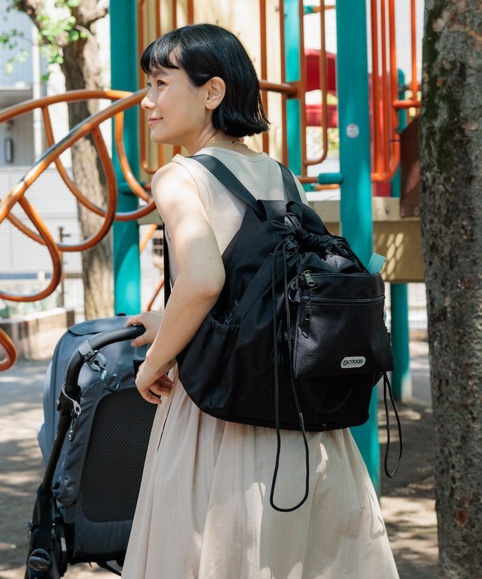OUTDOOR PRODUCTS ペアレンツ リュックショルダーバッグ ブラック FREAK'S STORE｜OUTDOOR PRODUCTS <新色追加>別注 撥水マルチウェイ