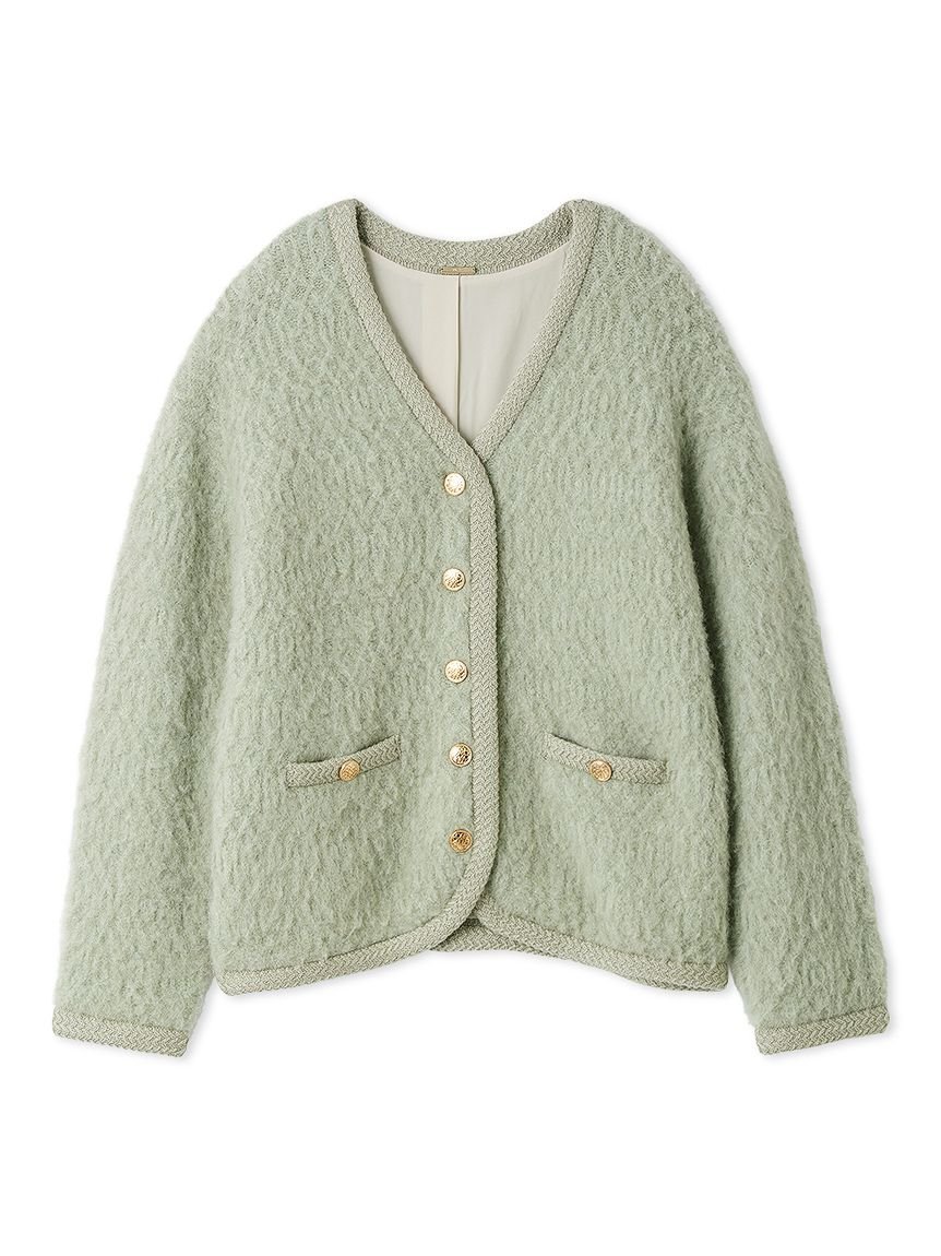 SNIDEL｜ファーライクミドルニットジャケット | Rakuten Fashion(楽天