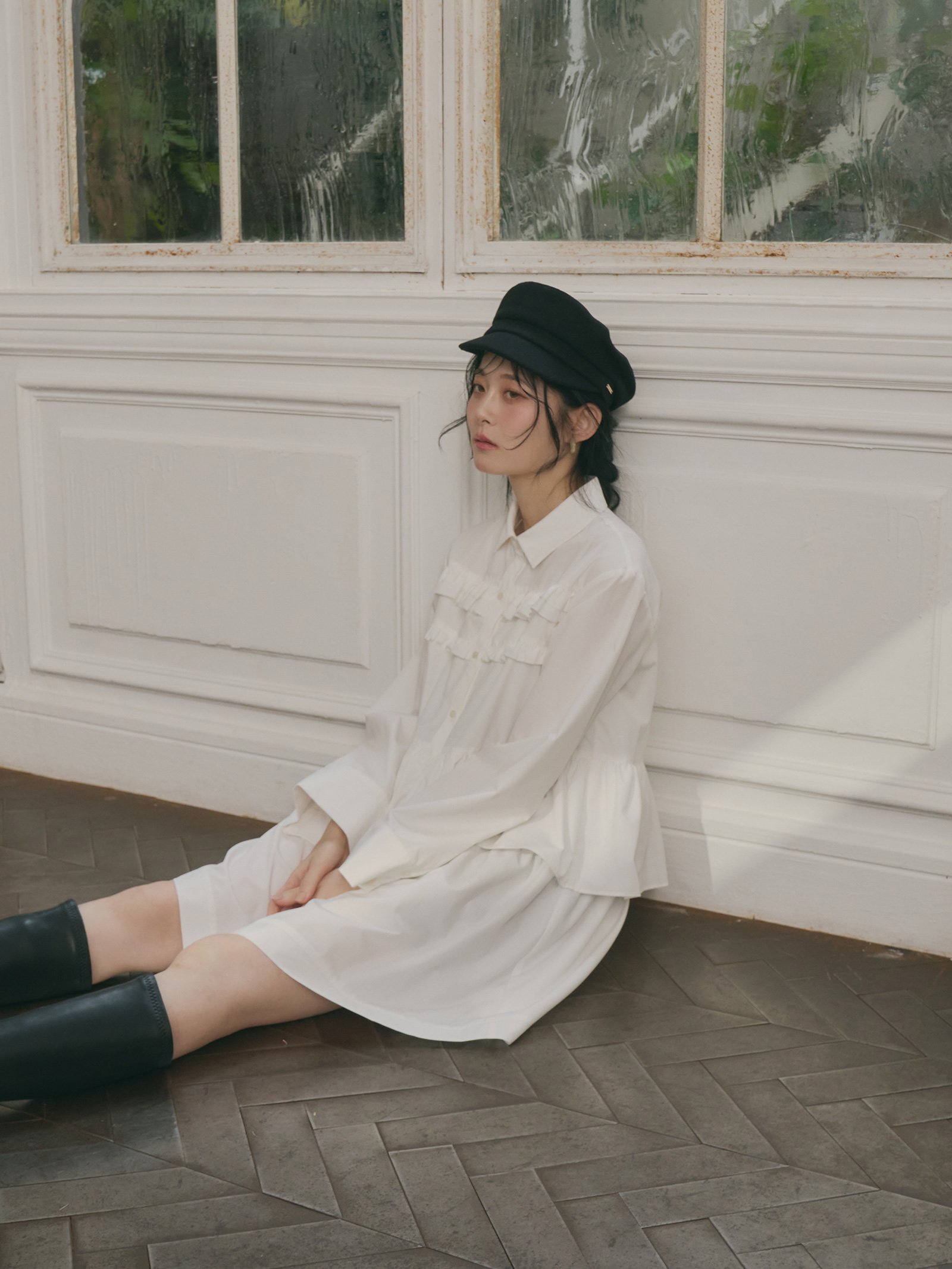 Olu.｜フリルチュニックワンピース | Rakuten Fashion(楽天