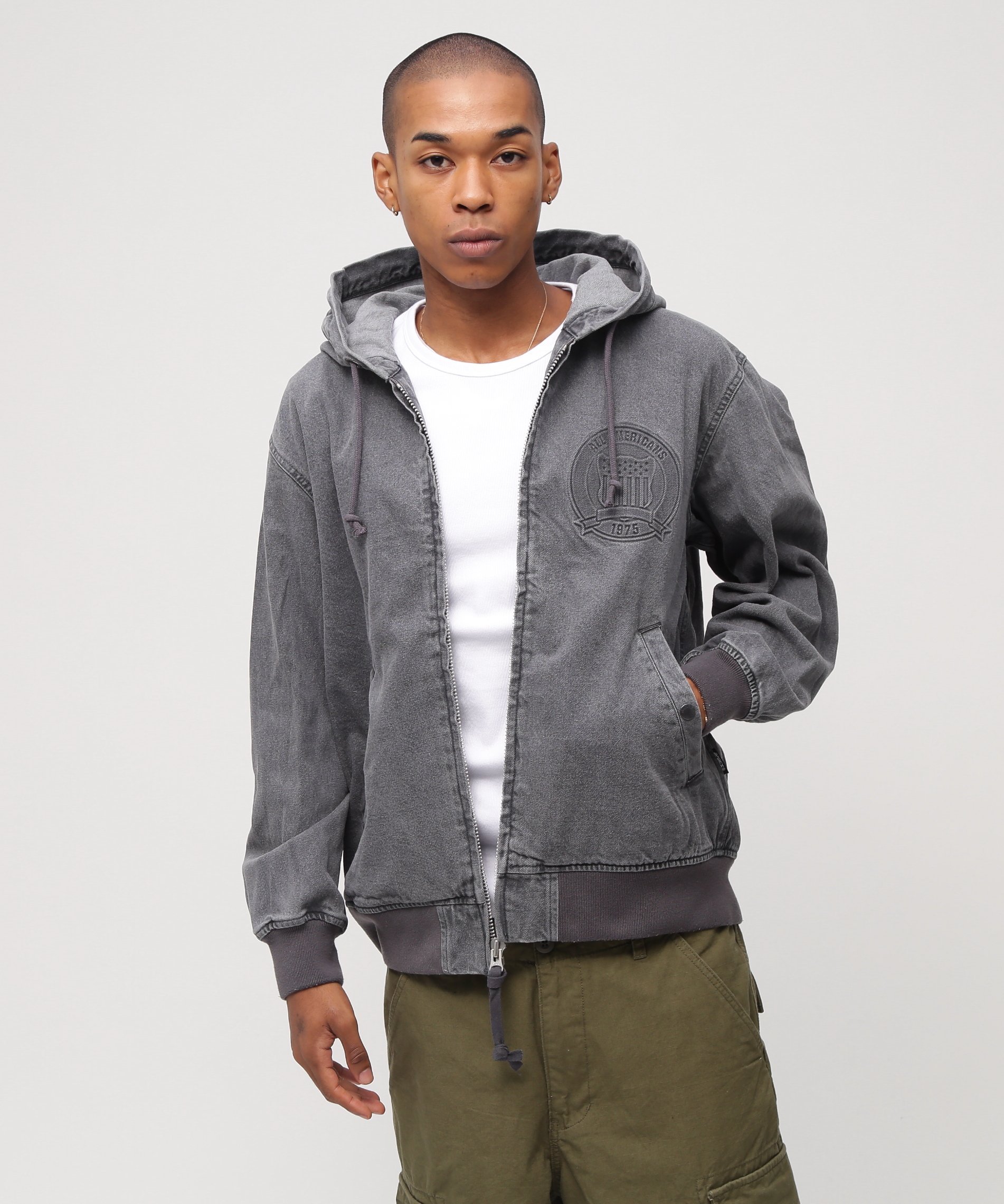 AVIREX｜《直営店限定》DENIM SIGNATURE LOGO PARKA / デニム