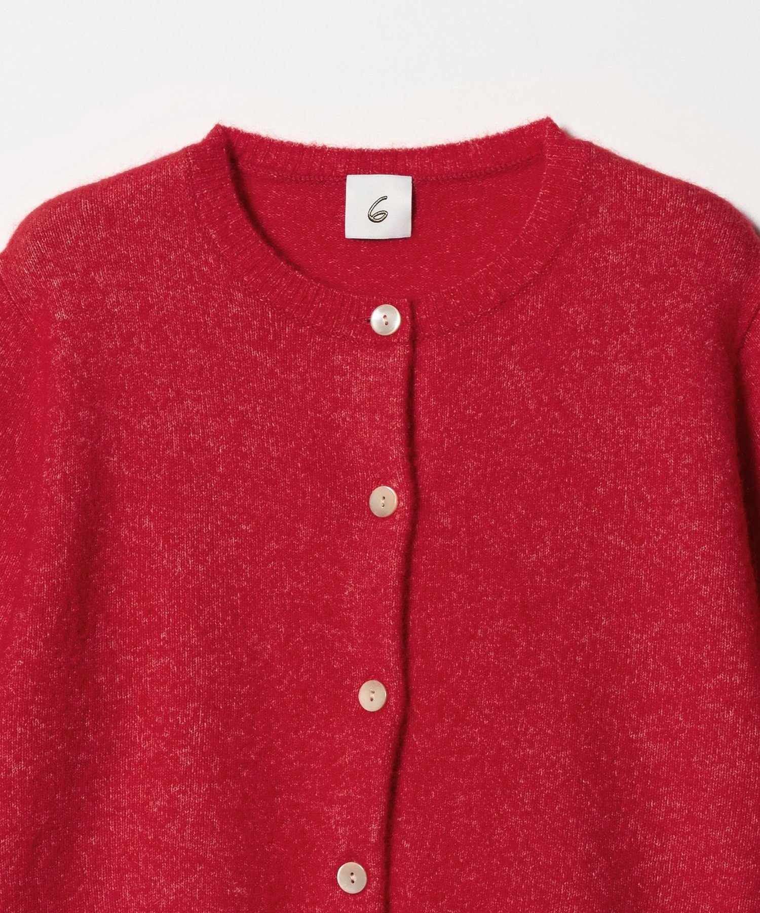 6(ROKU) アルパカウールナイロン カーディガン BEAUTY&YOUTH UNITED ARROWS｜<6(ROKU)>アルパカウールナイロン