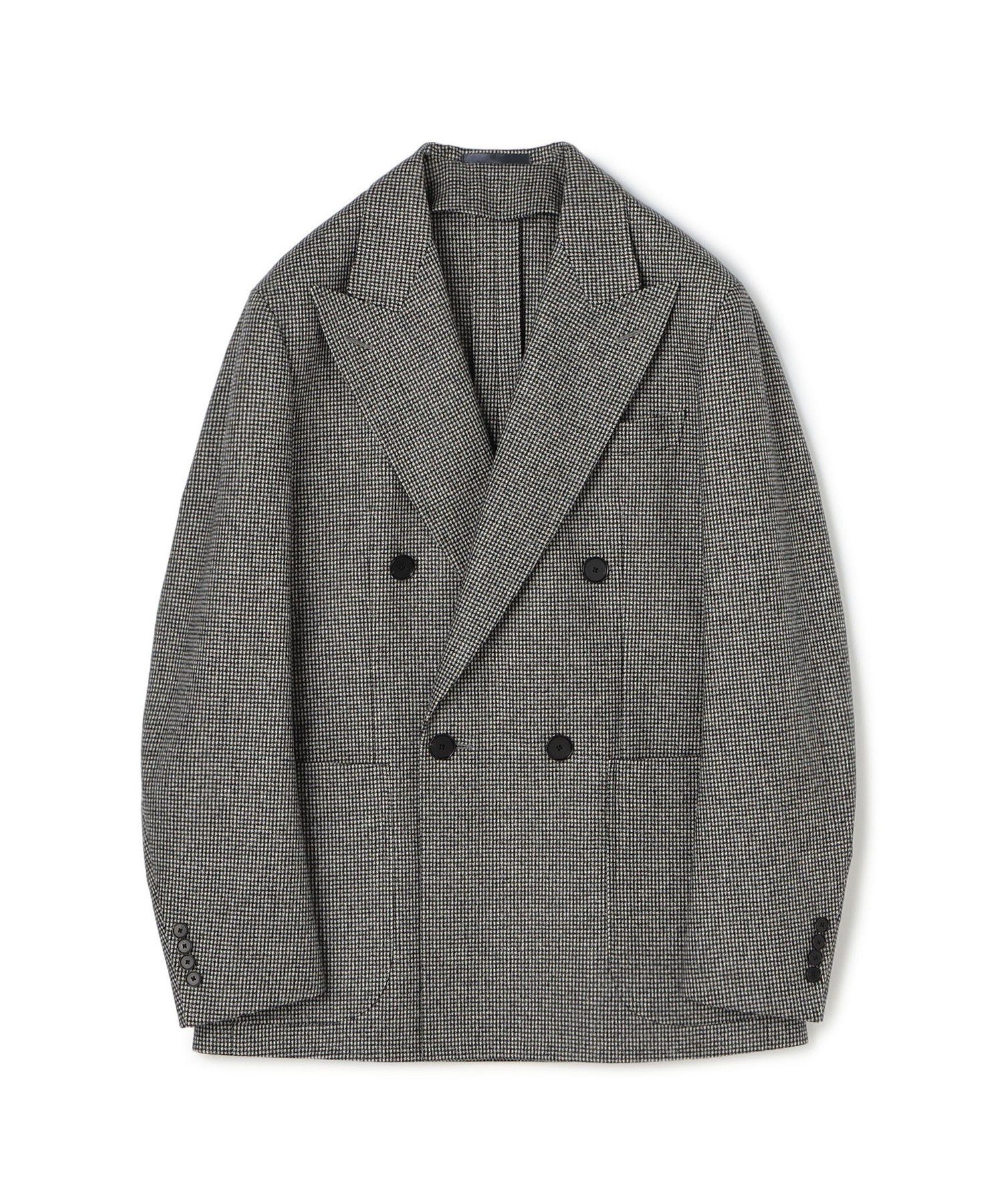 TOMORROWLAND｜ウールフランネル ダブルブレステッド4Bジャケット FOX