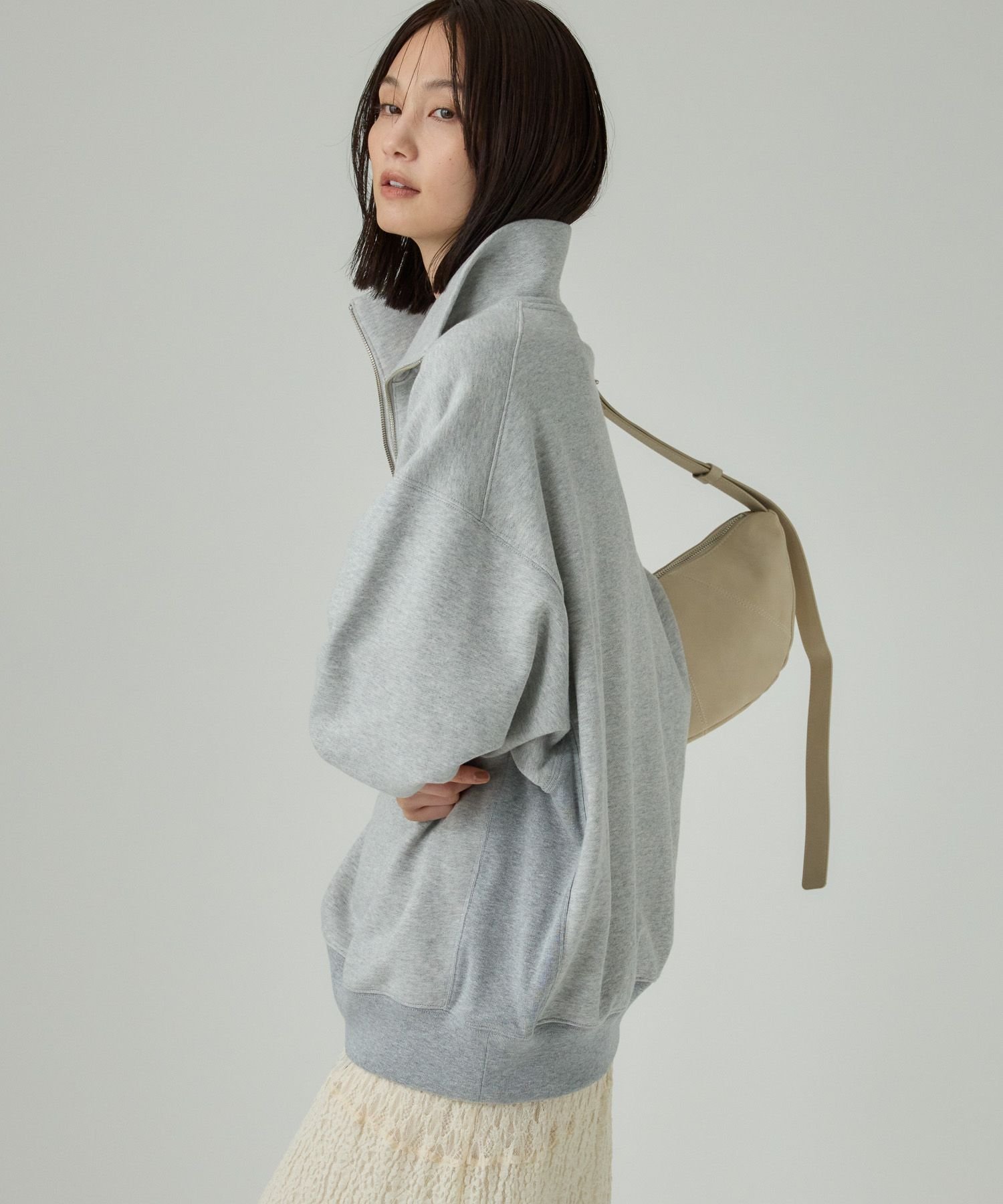 BABYLONE｜ハーフZIP裏毛プルオーバー | Rakuten Fashion(楽天