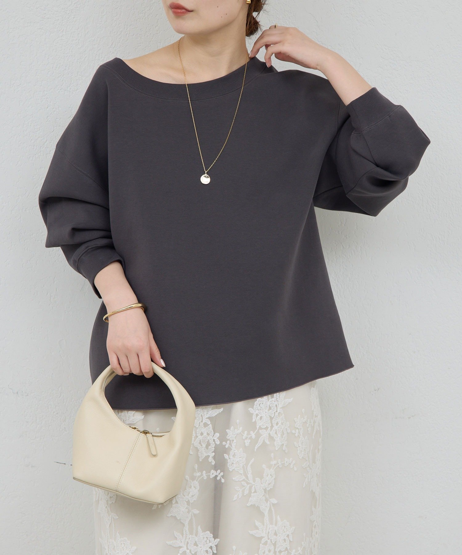 GALLARDAGALANTE｜【新色BR登場!】【大人のスウェット】ボートネック