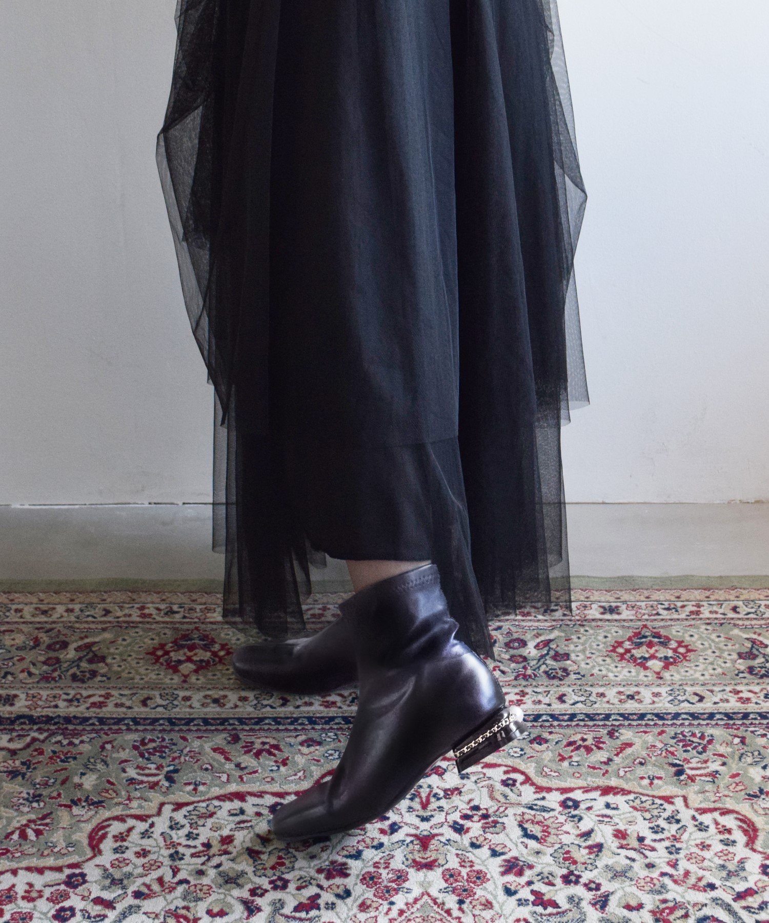 Bridget Birkin｜【Bridget Birkin】パールチェーンヒールストレッチ