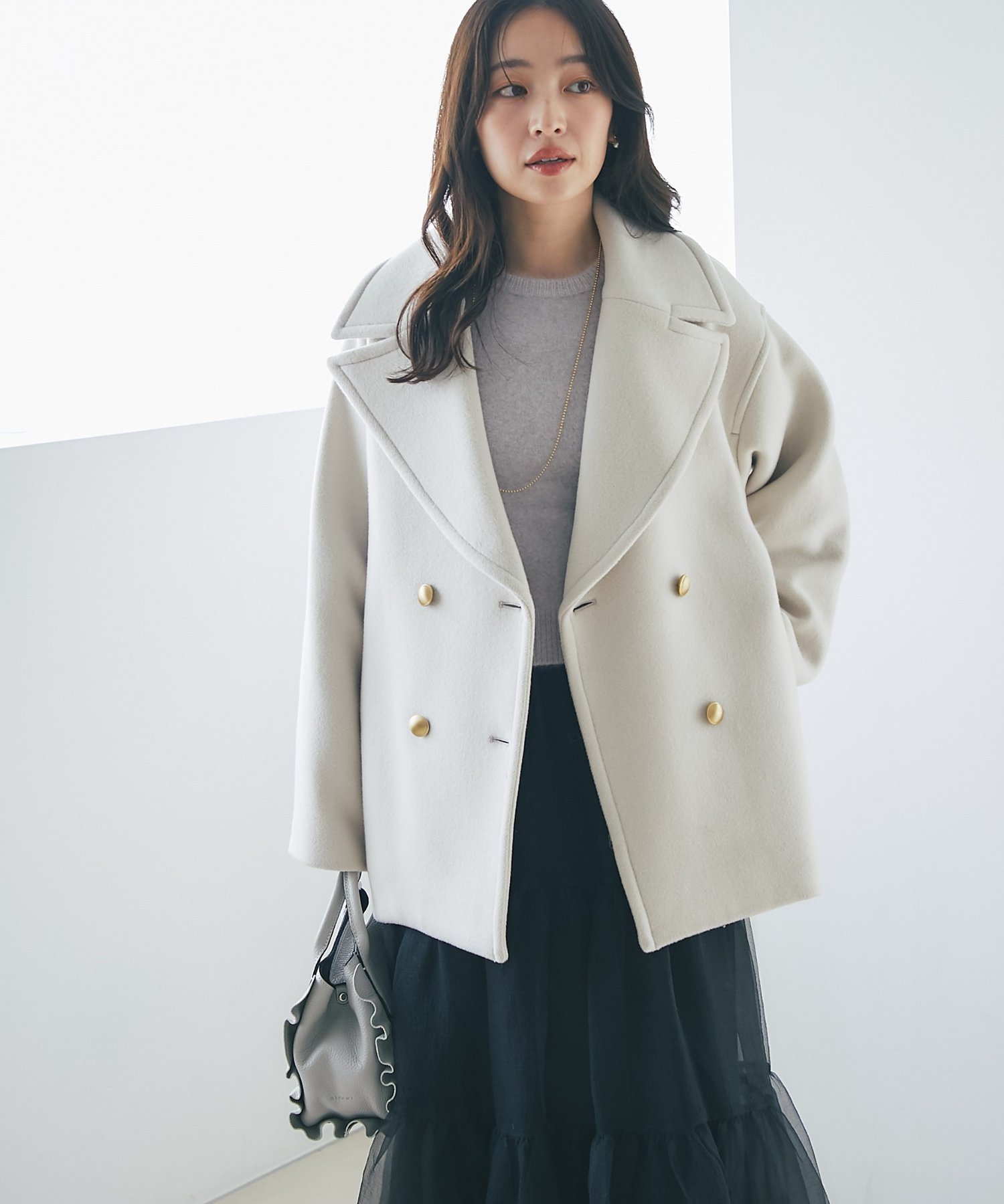 La boutique BonBon｜【軽くて毎日着たい!】ロイヤルビーバーメタル釦P