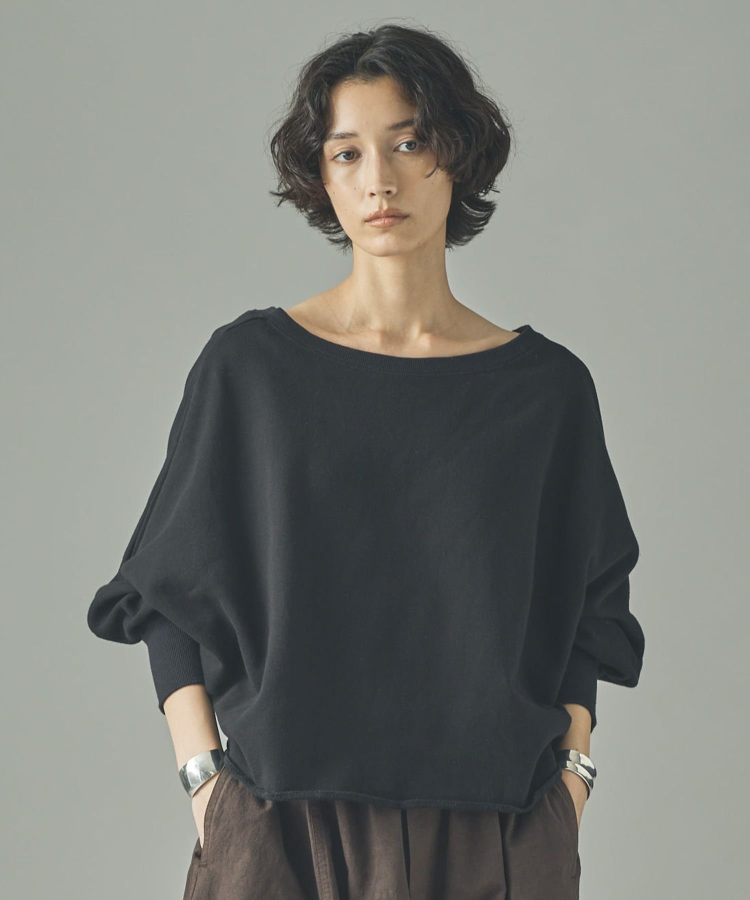 Curensology フレンチテリーショートプルオーバー　スウェット Curensology(カレンソロジー)｜〈&RC〉フレンチテリーショートプル