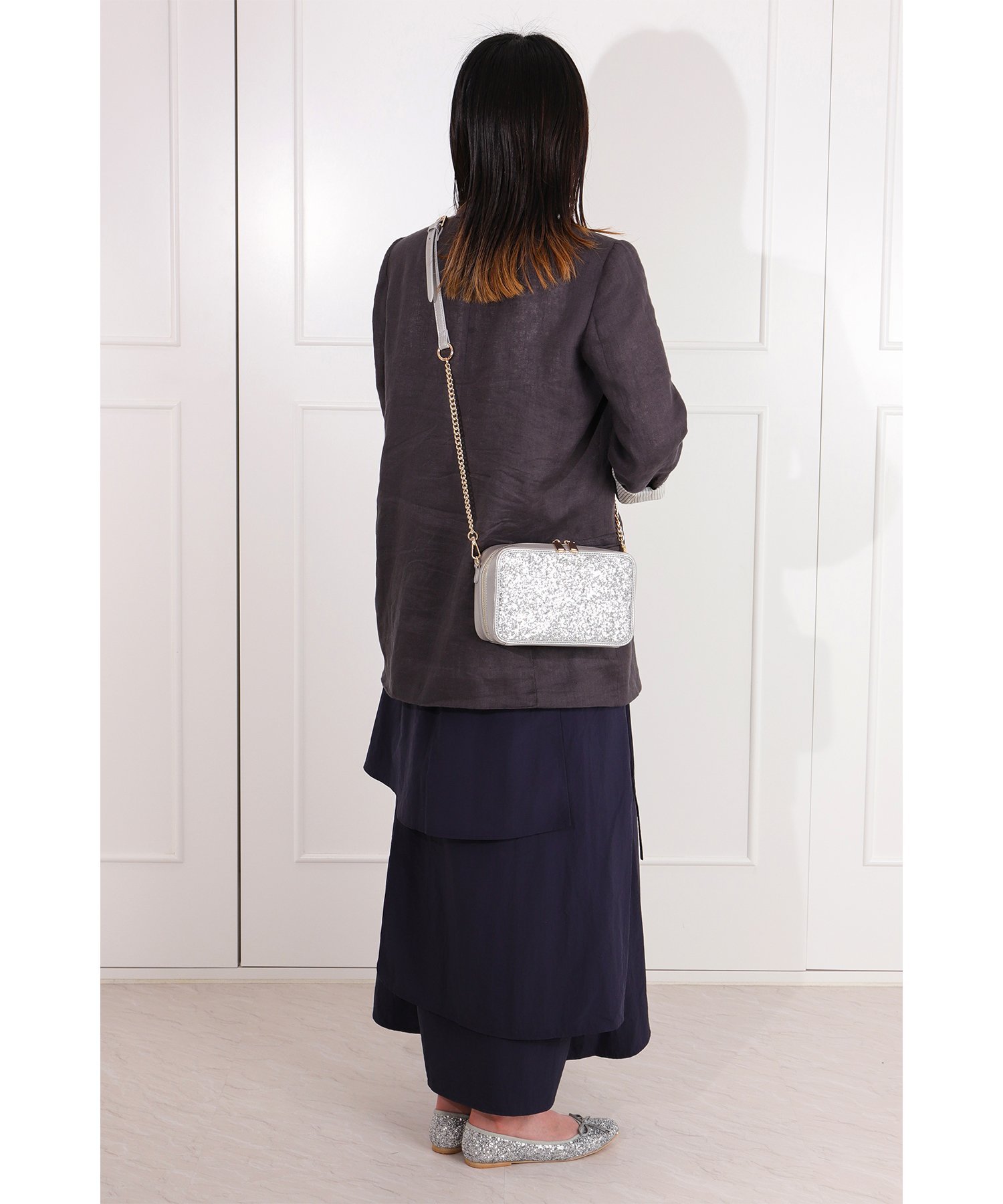 artemis by DIANA｜グリッターショルダーバッグ | Rakuten Fashion