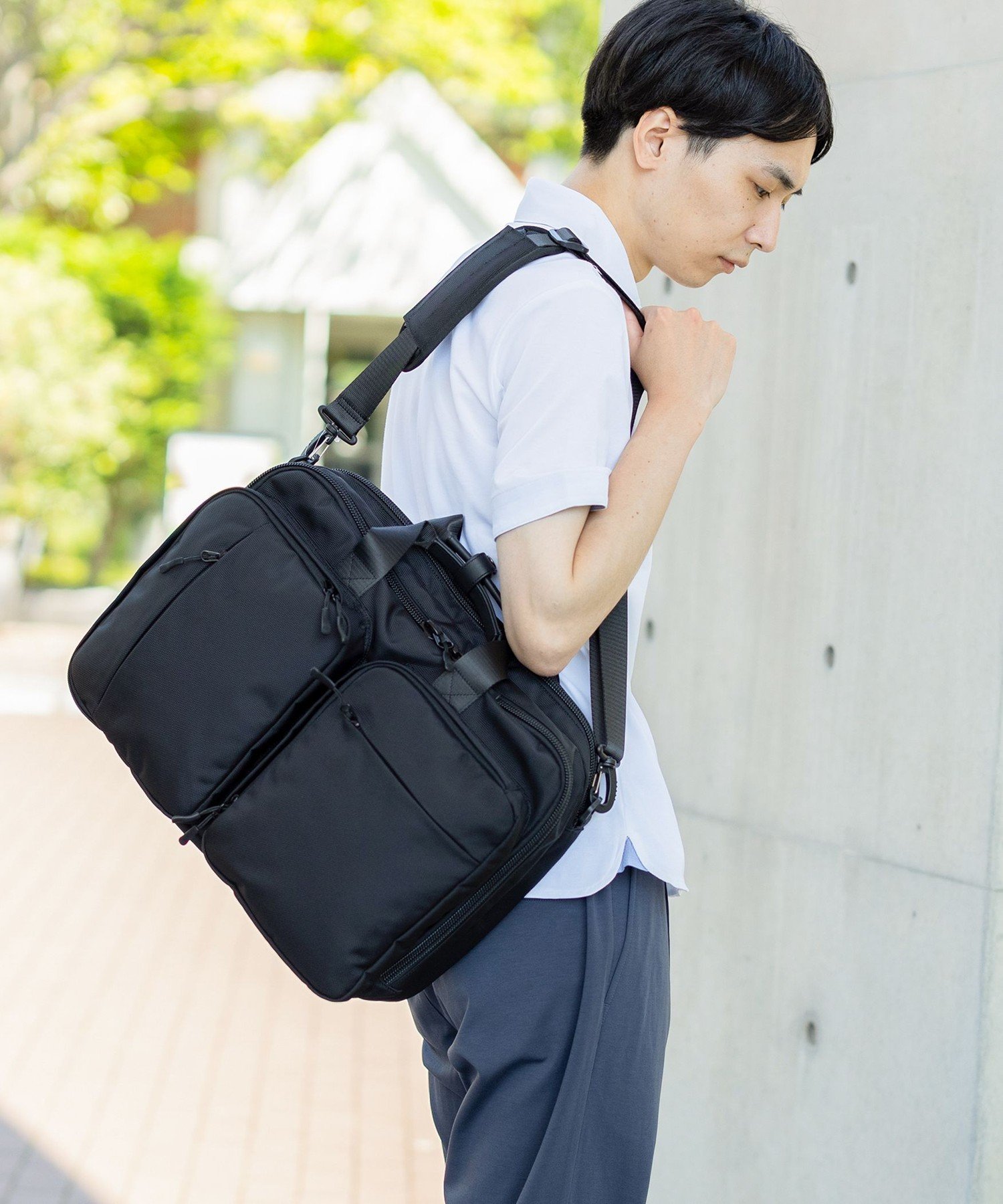 BEAMS HEART｜ビジネストリップ 3WAY ブリーフバッグ | Rakuten