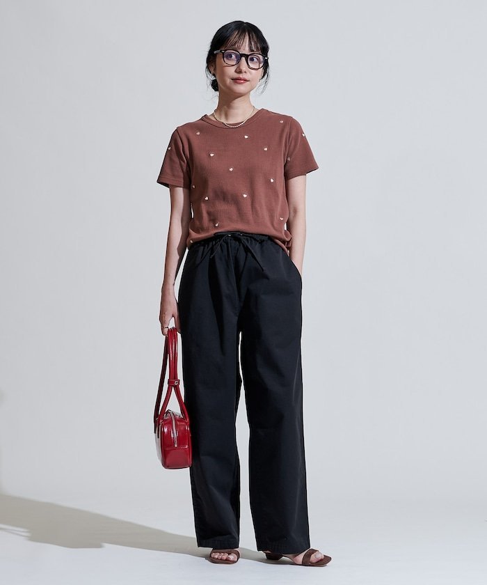 FREAK'S STORE｜ツイル イージーストレートパンツ<セットアップ対応