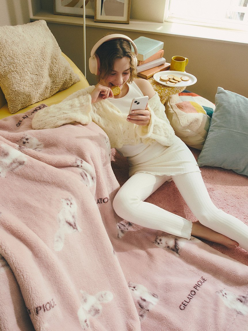 gelato pique｜【Sleep】CAT柄 プリント毛布 | Rakuten Fashion(楽天