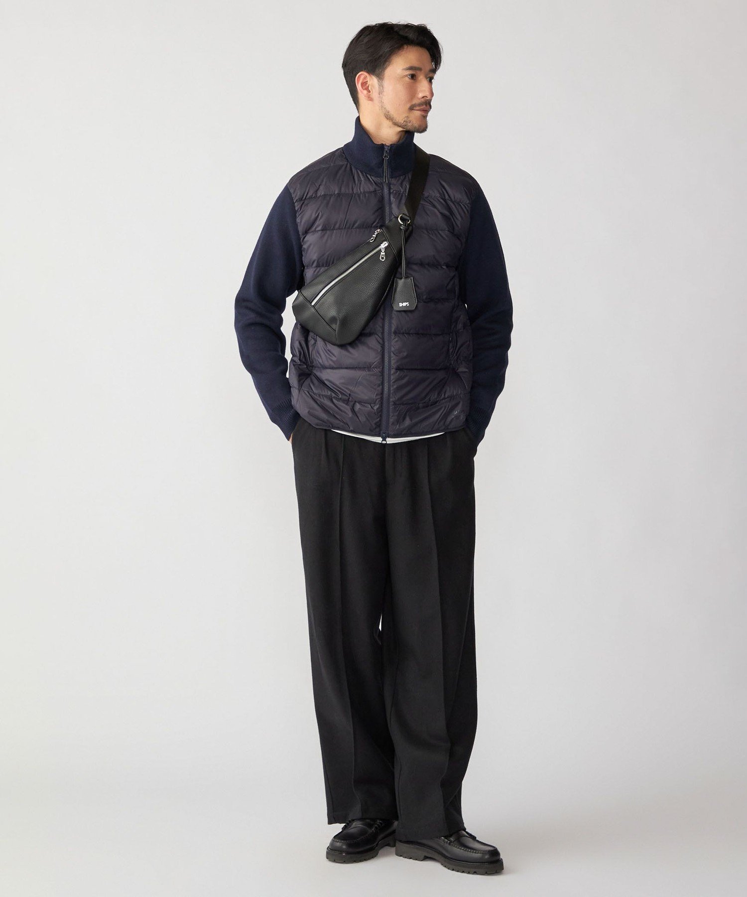 SHIPS 別注 TAION ダウンニット ジャケット SHIPS（シップス） 【WEB限定/SHIPS別注】TAION:〈手洗い可能