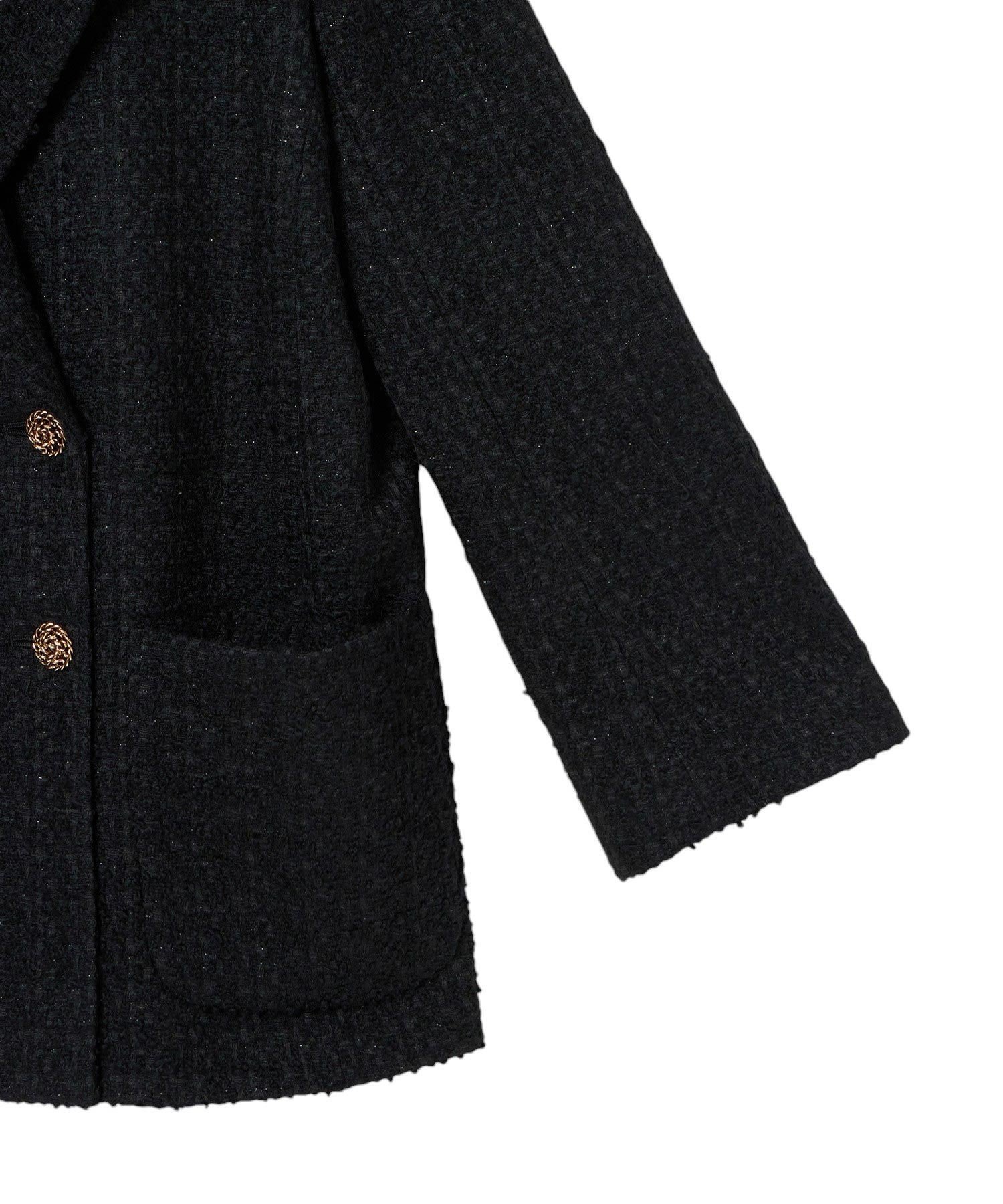 ANAYI｜ラメツイードテーラーダブルコート | Rakuten Fashion(楽天