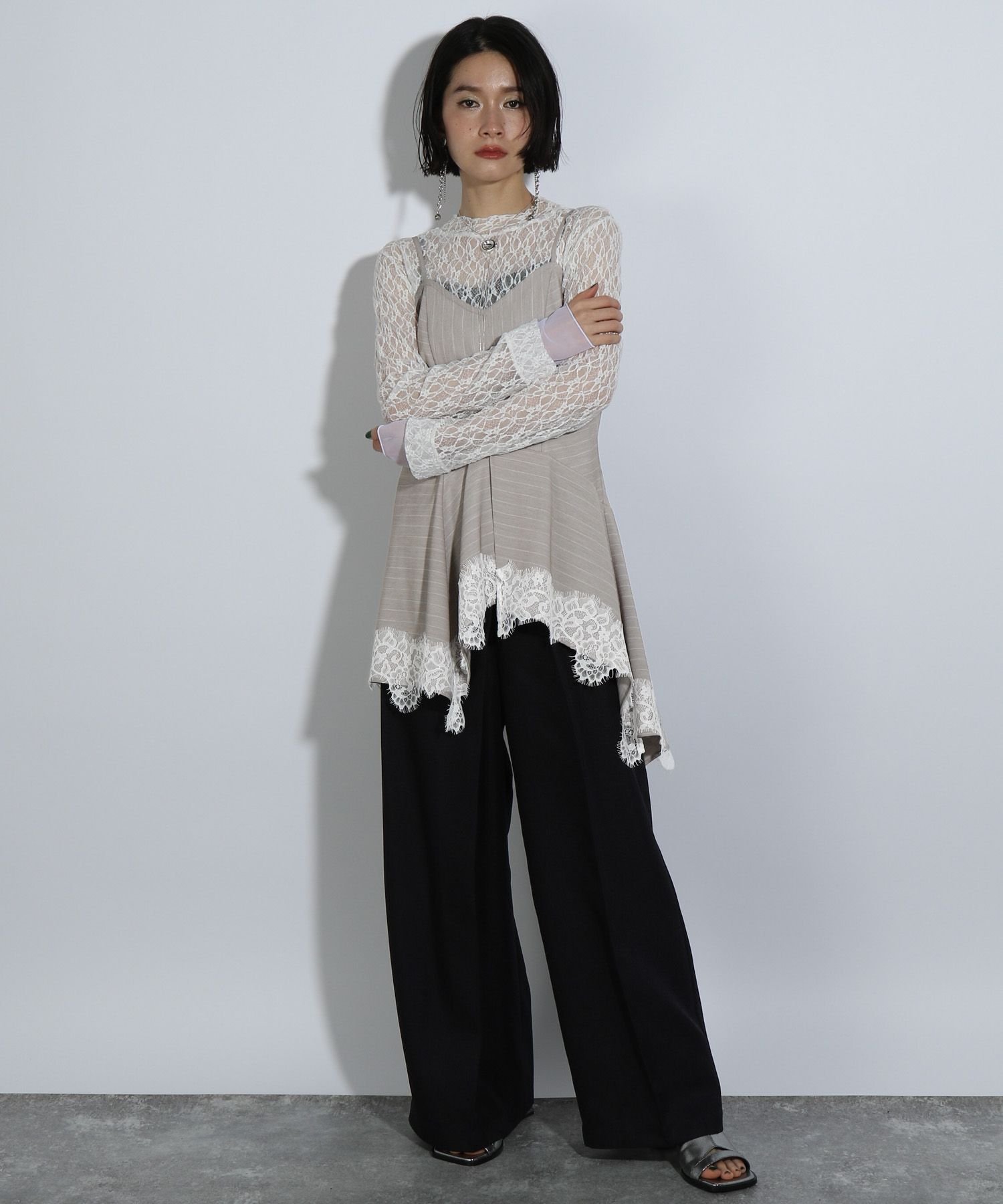 HARE｜レースドッキングキャミビスチェ | Rakuten Fashion(楽天