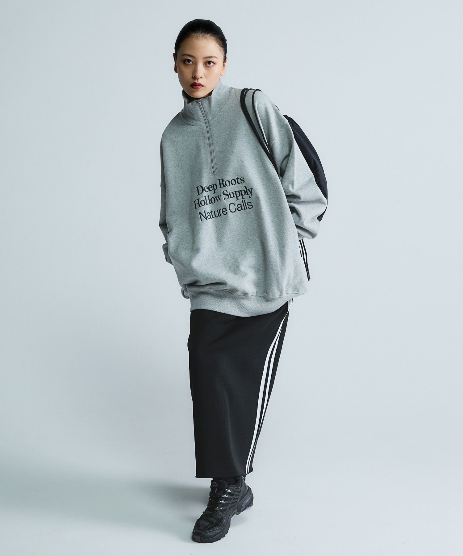 JEANASIS｜ロゴハーフZIPスウェット | Rakuten Fashion(楽天