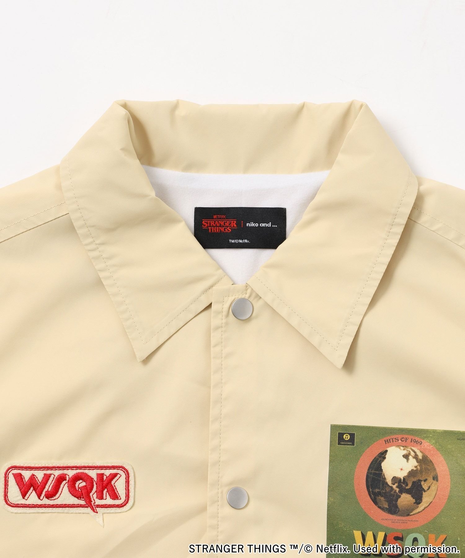 niko and ｜【STRANGER THINGS】コラボ アソートコーチジャケット