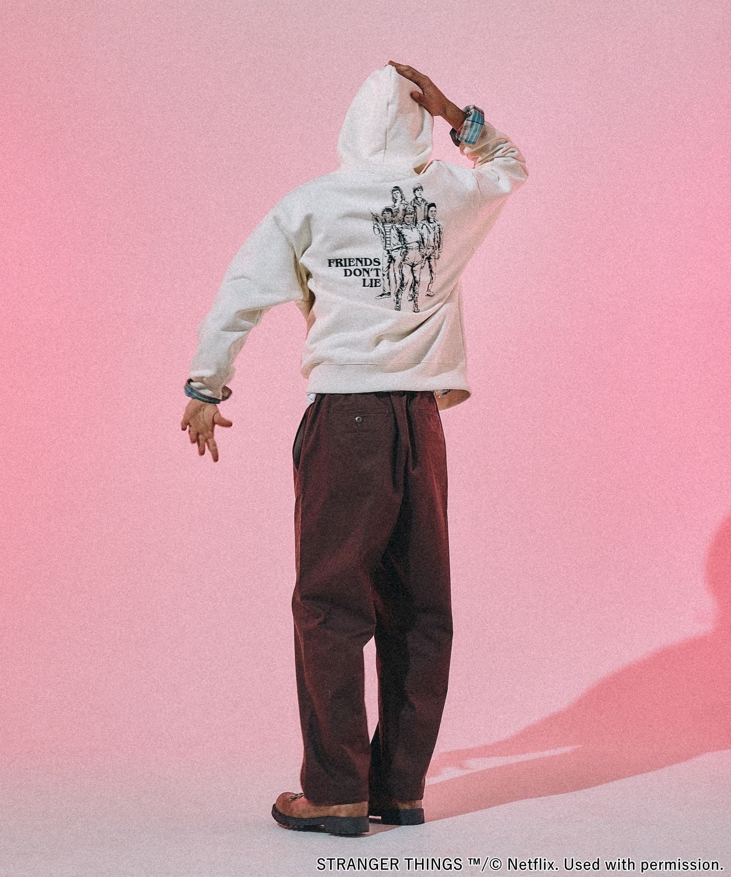 niko and ｜【STRANGER THINGS】コラボグラフィックパーカー