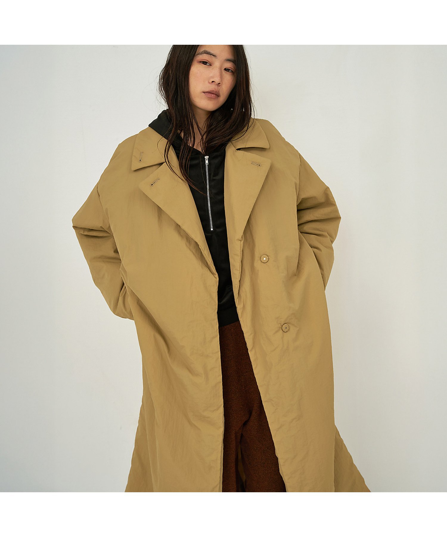 NOMINE｜3WAYカラー中綿ロングコート | Rakuten Fashion(楽天