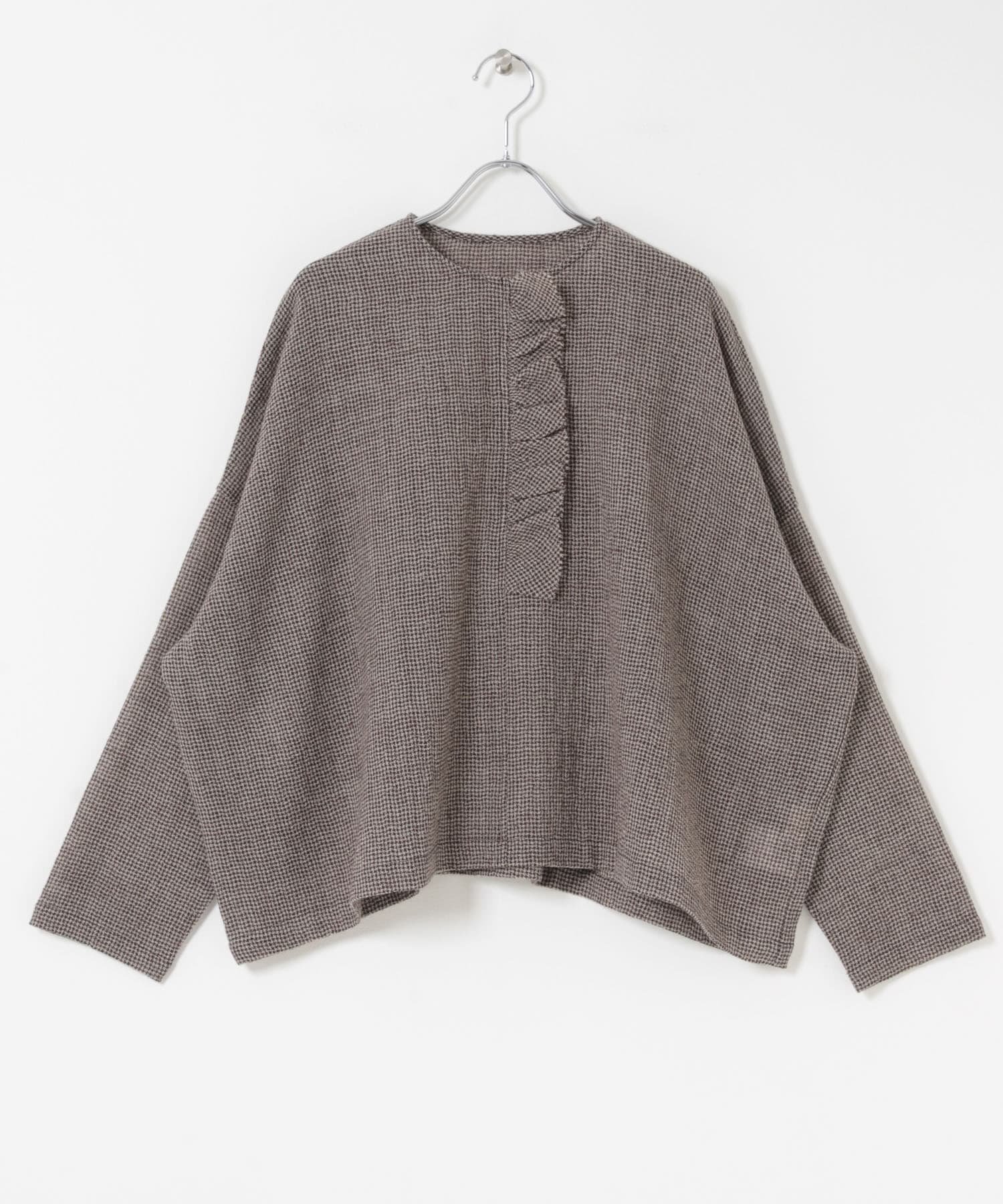 かぐれ｜ウールワイドフリルプルオーバー | Rakuten Fashion(楽天