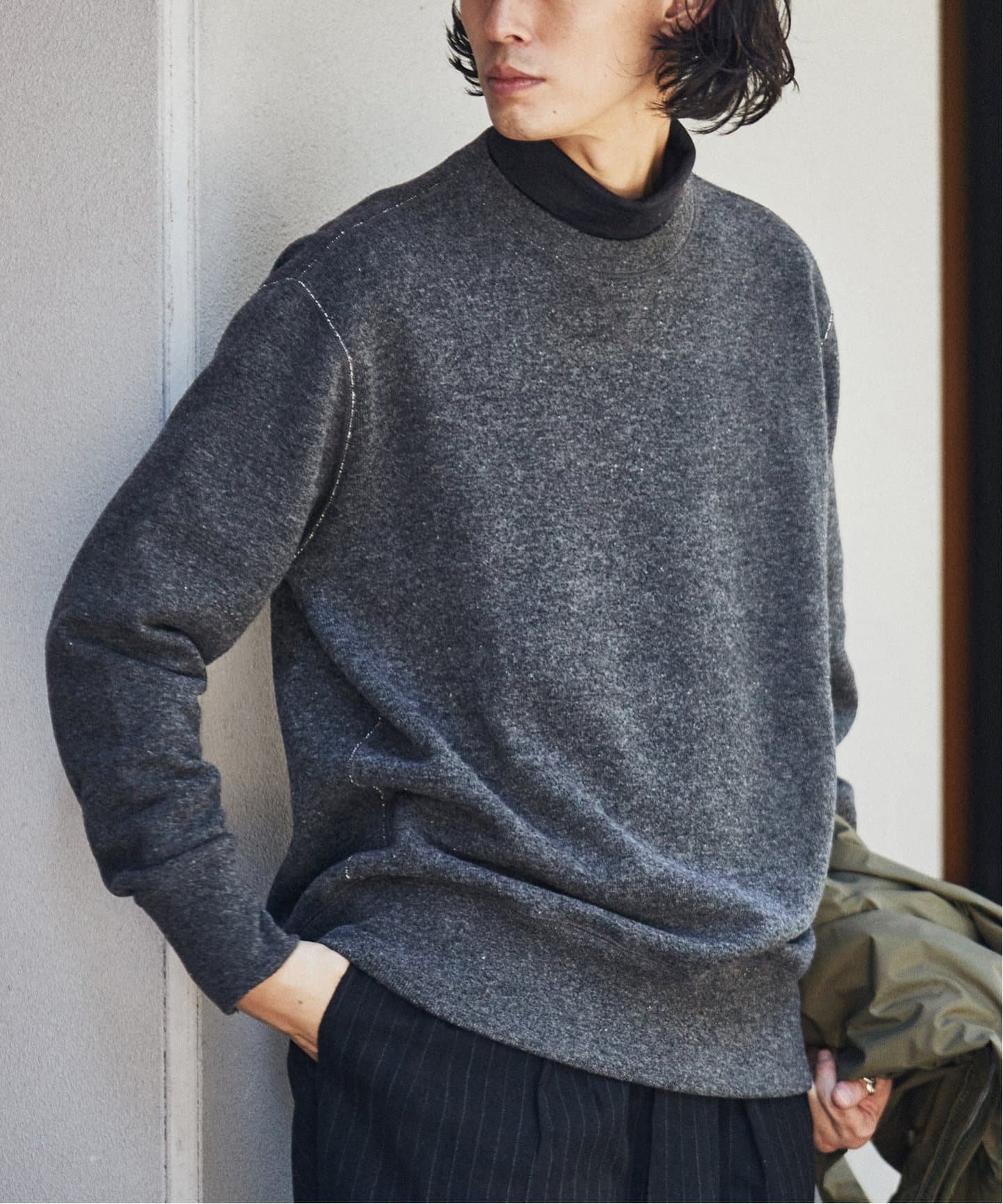 EDIFICE｜【LOOPWHEELER for LOWERCASE】別注 ツリアミウール ルーズ