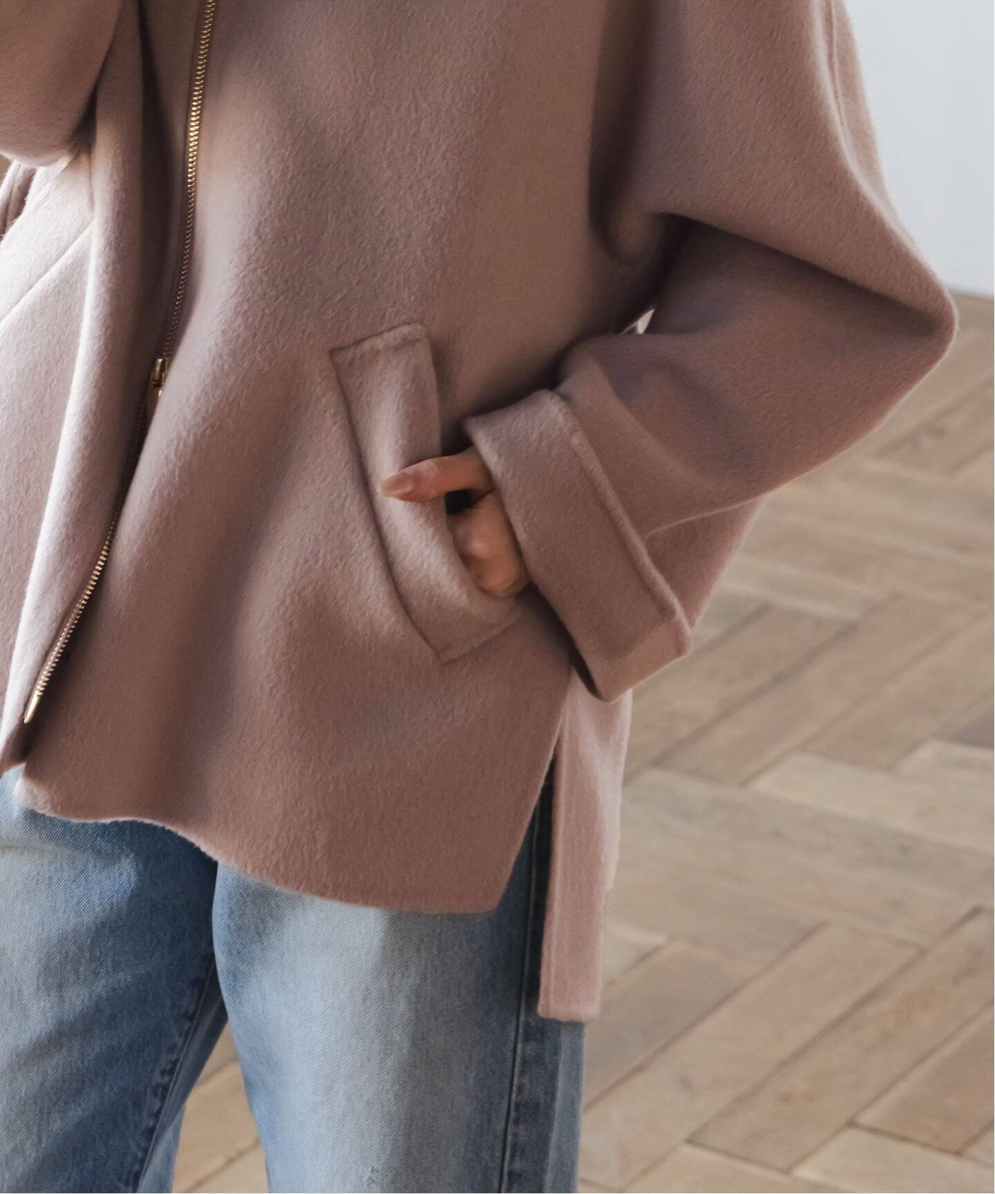 NOBLE｜《追加》キャメルミックスリバージップコート | Rakuten