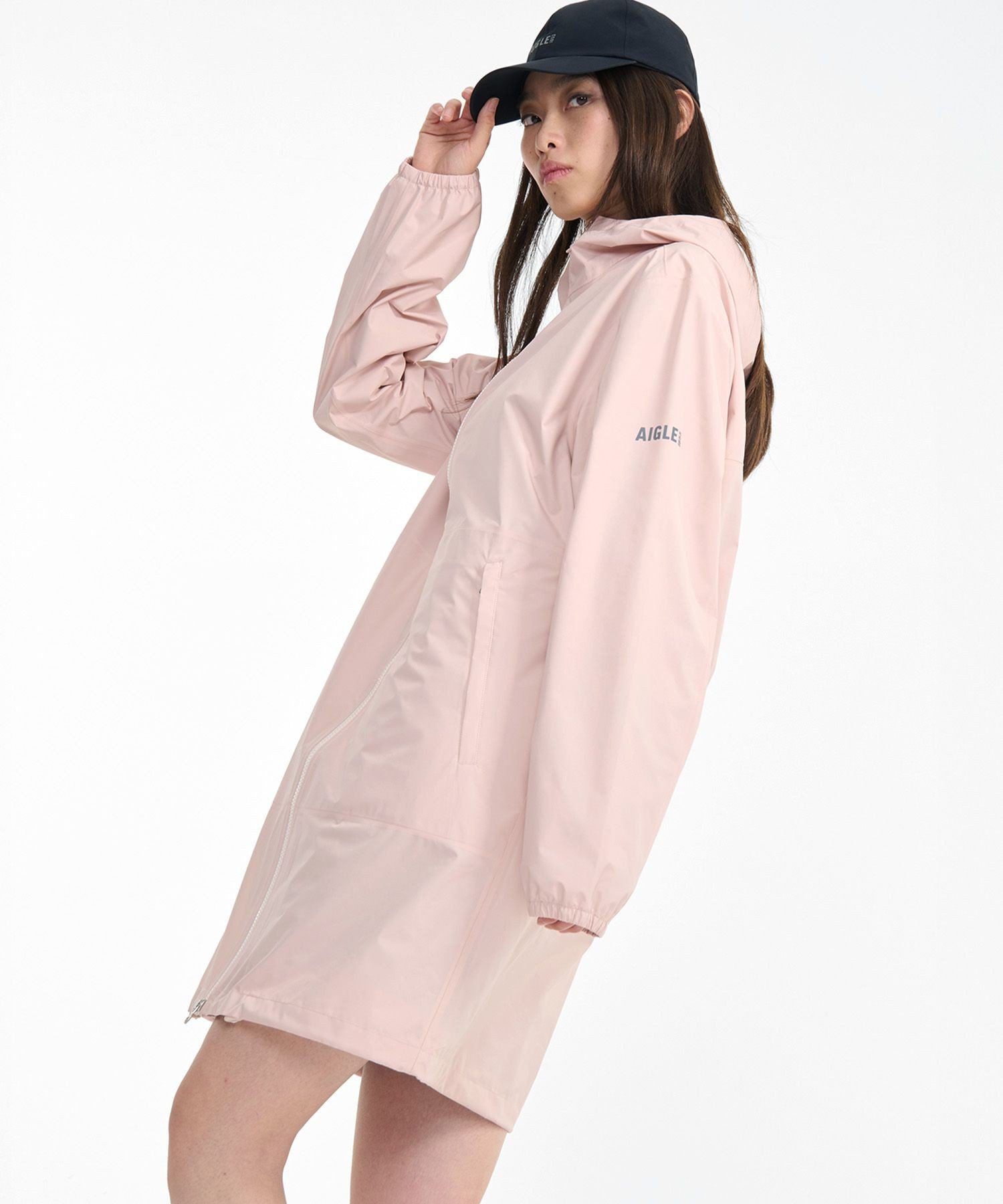 AIGLE｜MTD 防水 透湿 撥水ジップ レインパック ポケッタブル