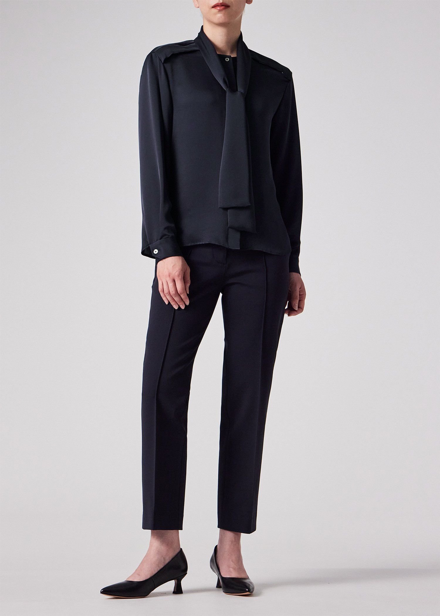 Paul Smith｜ウィメンズ サテンボウタイ ブラウス | Rakuten Fashion