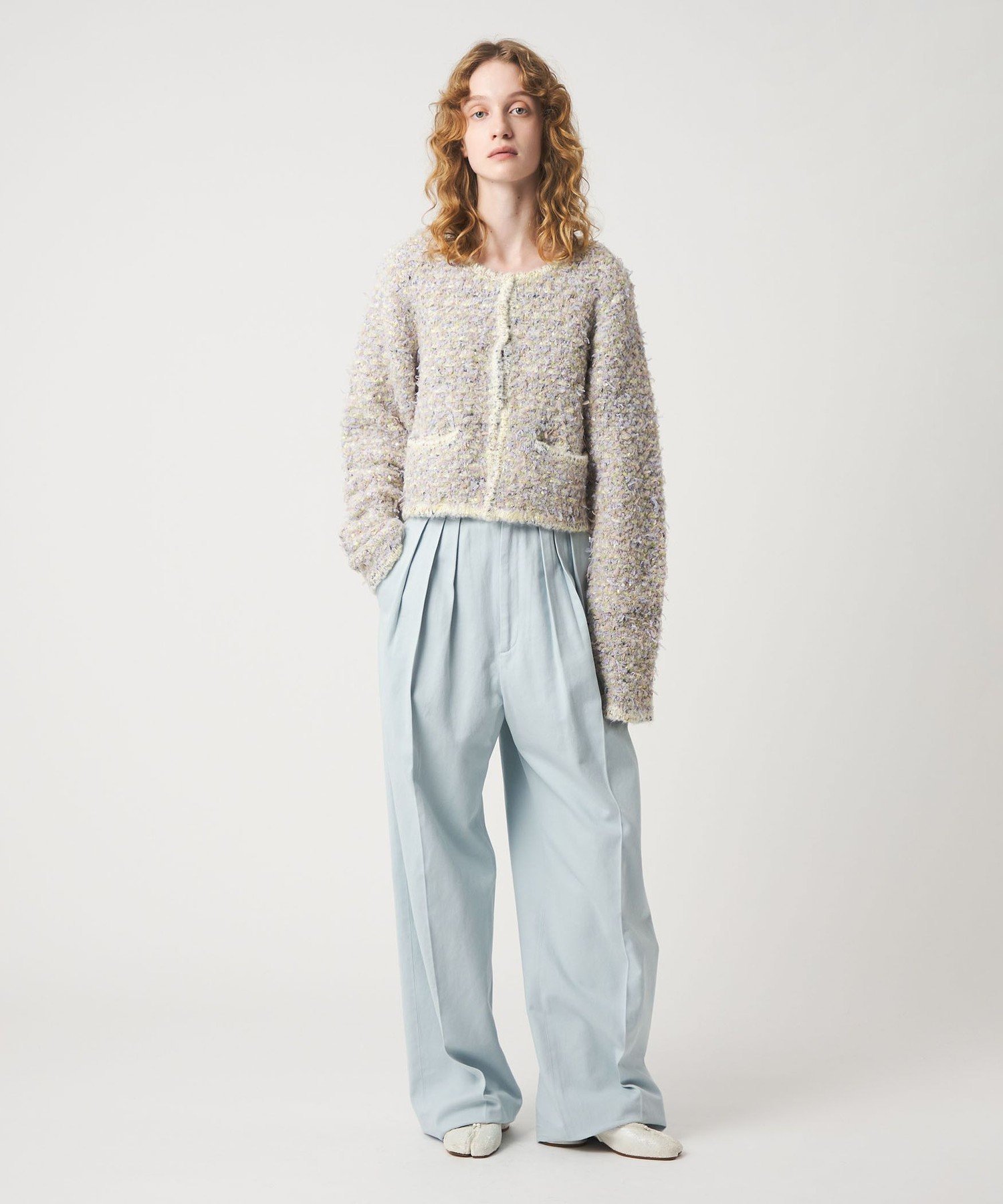 6 roku コットンレーヨンタックパンツ BEAUTY&YOUTH UNITED ARROWS｜<6(ROKU)>コットンレーヨン タックパンツ