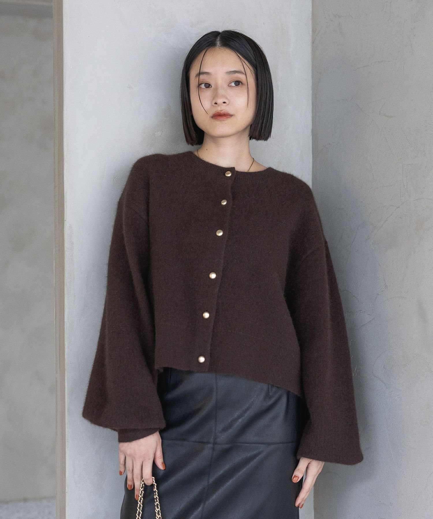 A part by｜CNラクーンコンクルーカーディガン | Rakuten Fashion(楽天