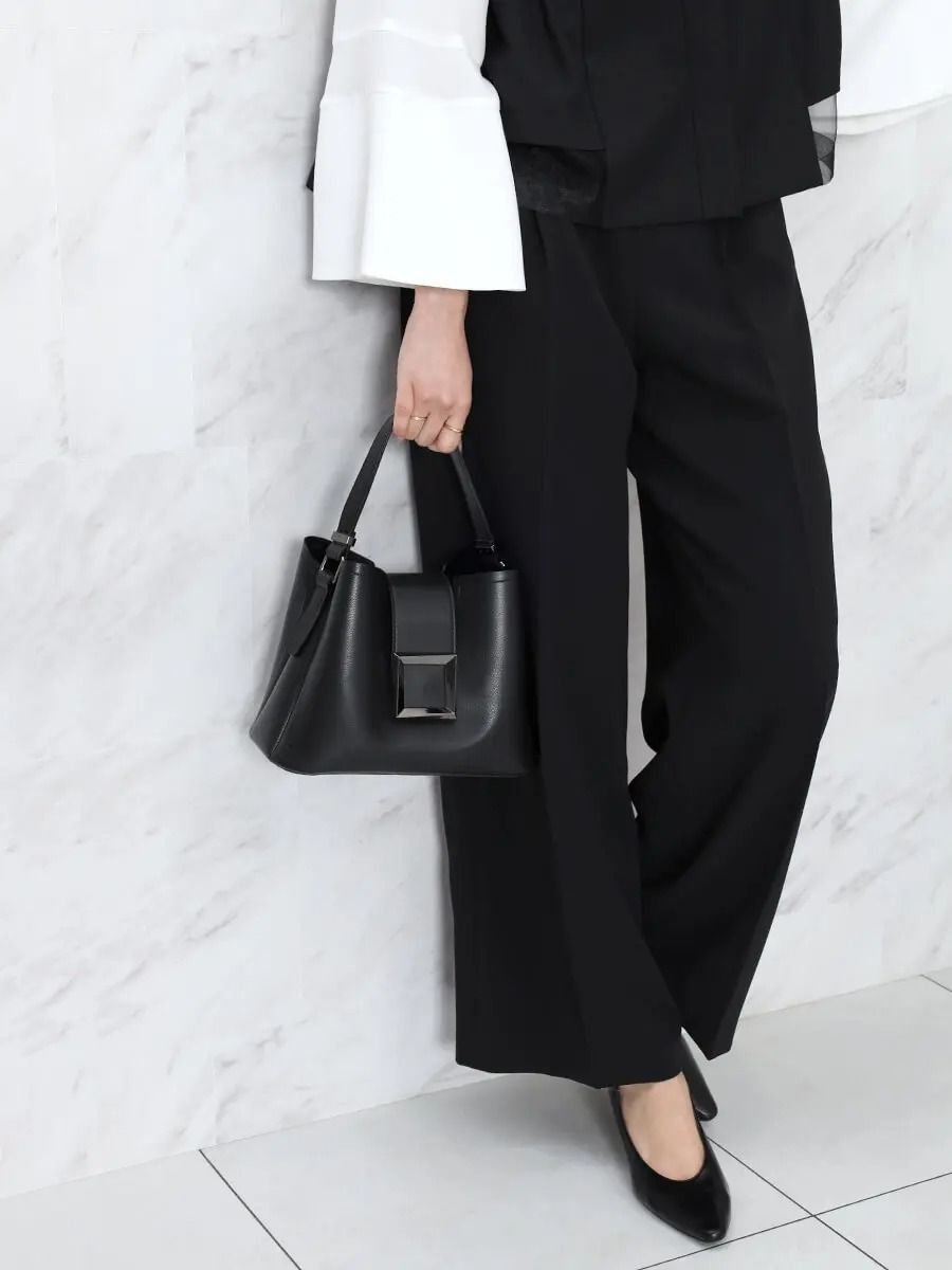 Vin｜スクエアバックルハンドバッグ | Rakuten Fashion(楽天