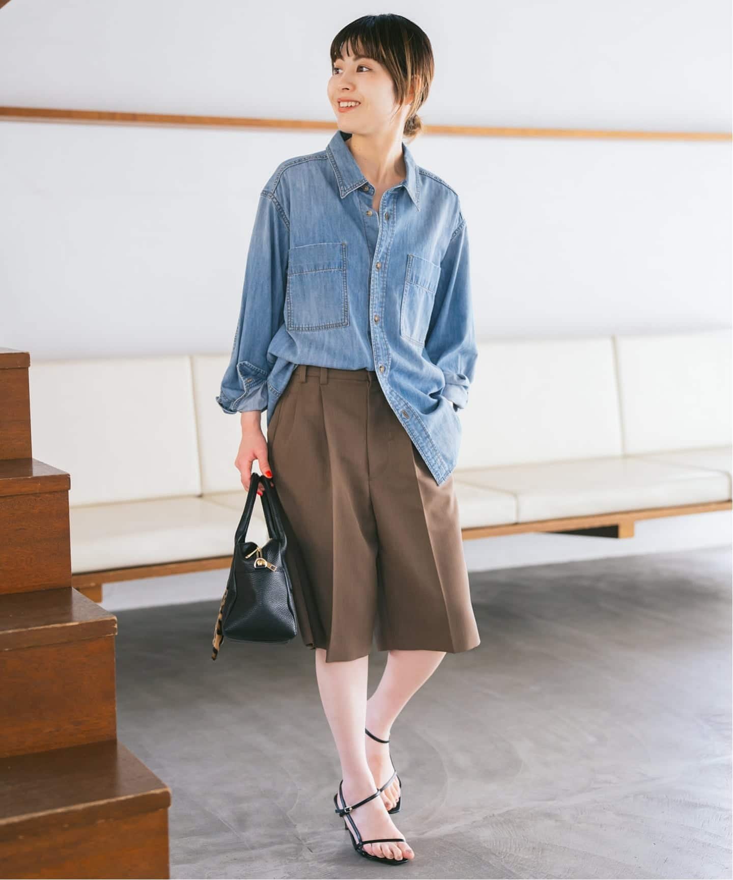 Spick & Span｜《追加》ライトオンスデニムシャツ | Rakuten Fashion