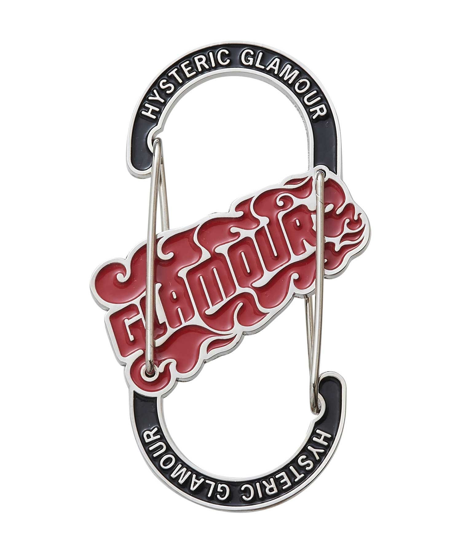 HYSTERIC GLAMOUR｜FLAME LOGO カラビナキーホルダー | Rakuten