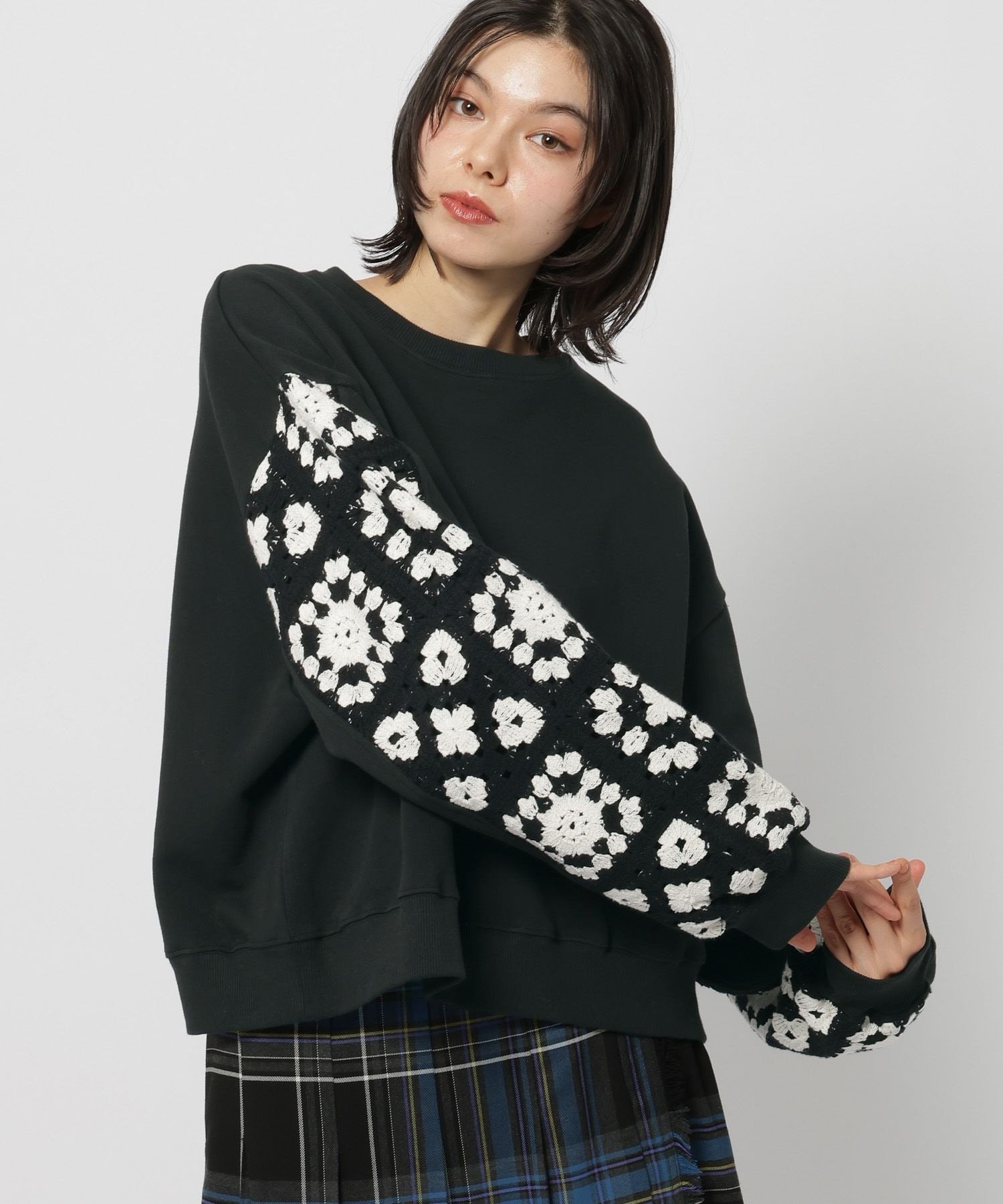 niko and ｜クロシェコンビプルオーバー | Rakuten Fashion(楽天