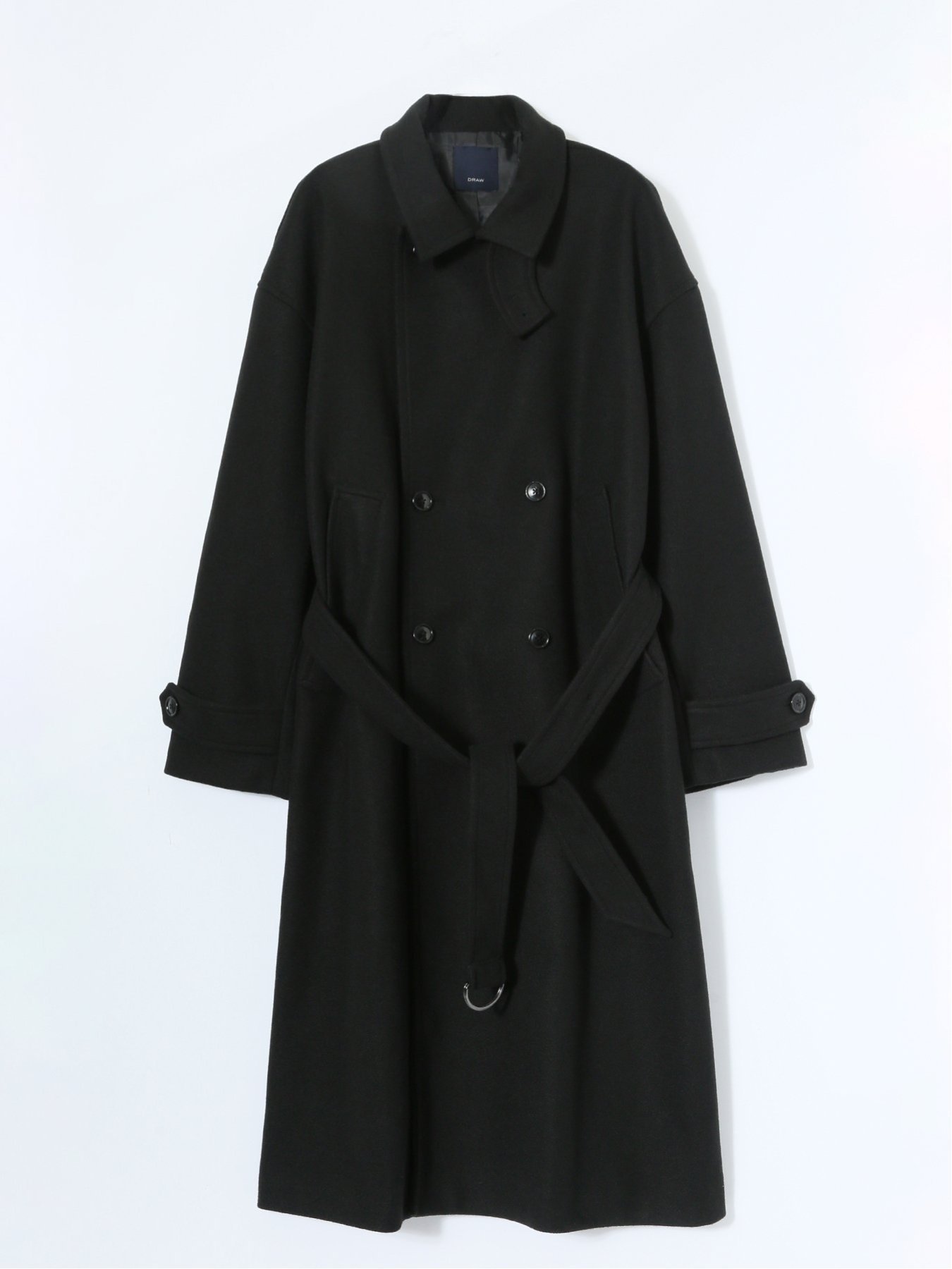 TAKA-Q｜ドロー/DRAW テックメルトン ビックシルエット ダブルコート