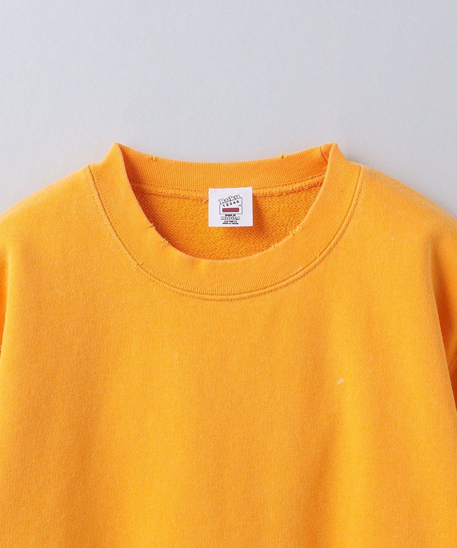 【aaa】6(ROKU) ダメージ スウェット クルーネック 8600025S0336_l1_a012.jpg