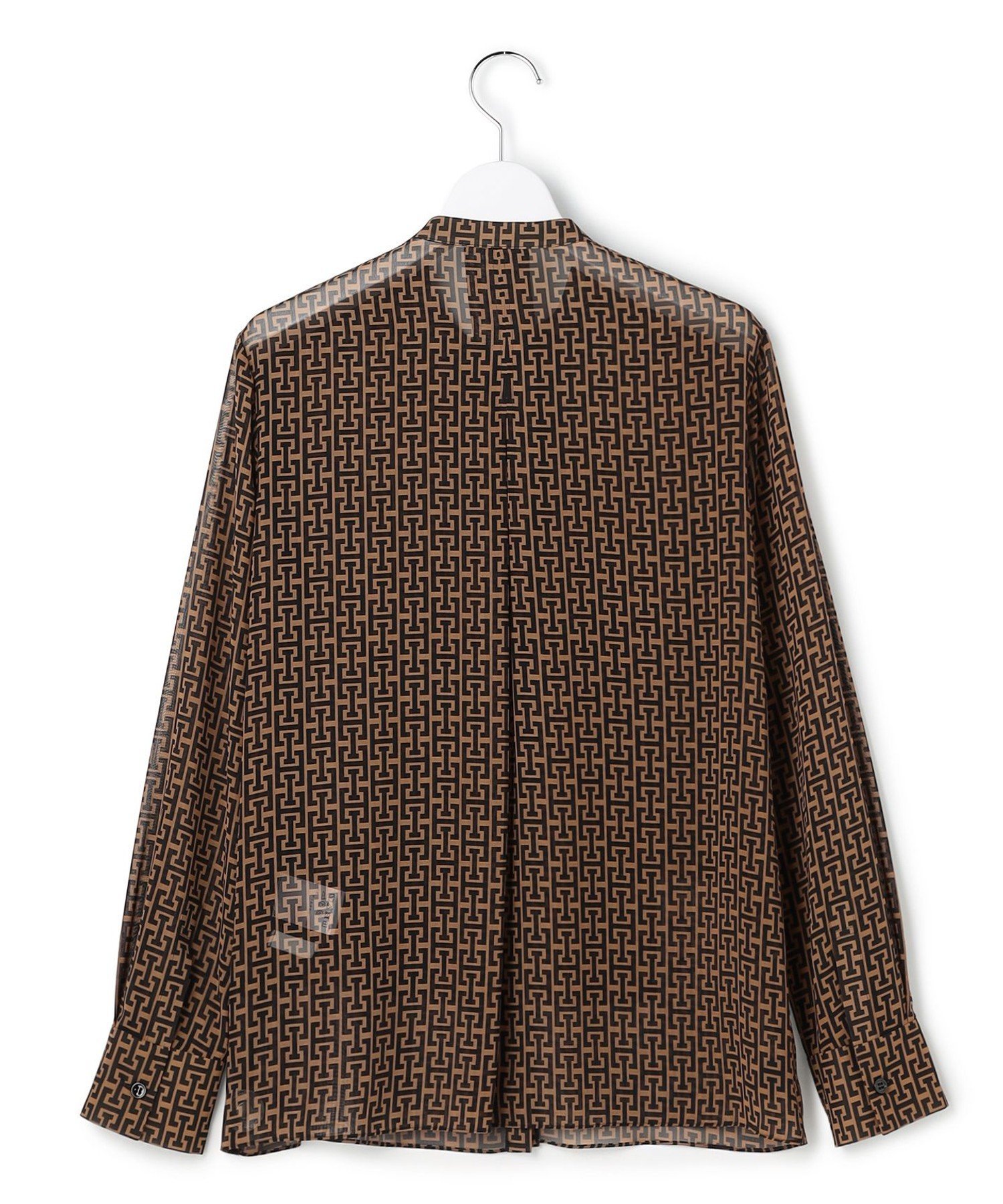 ICB｜【30th ANNIVERSARY】 モノグラムプリントシフォン バンドカラー