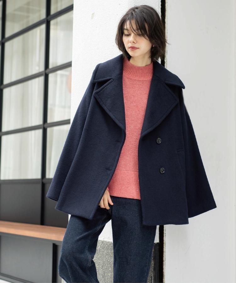 OPAQUE.CLIP｜カシミヤブレンドウールミドルピーコート | Rakuten