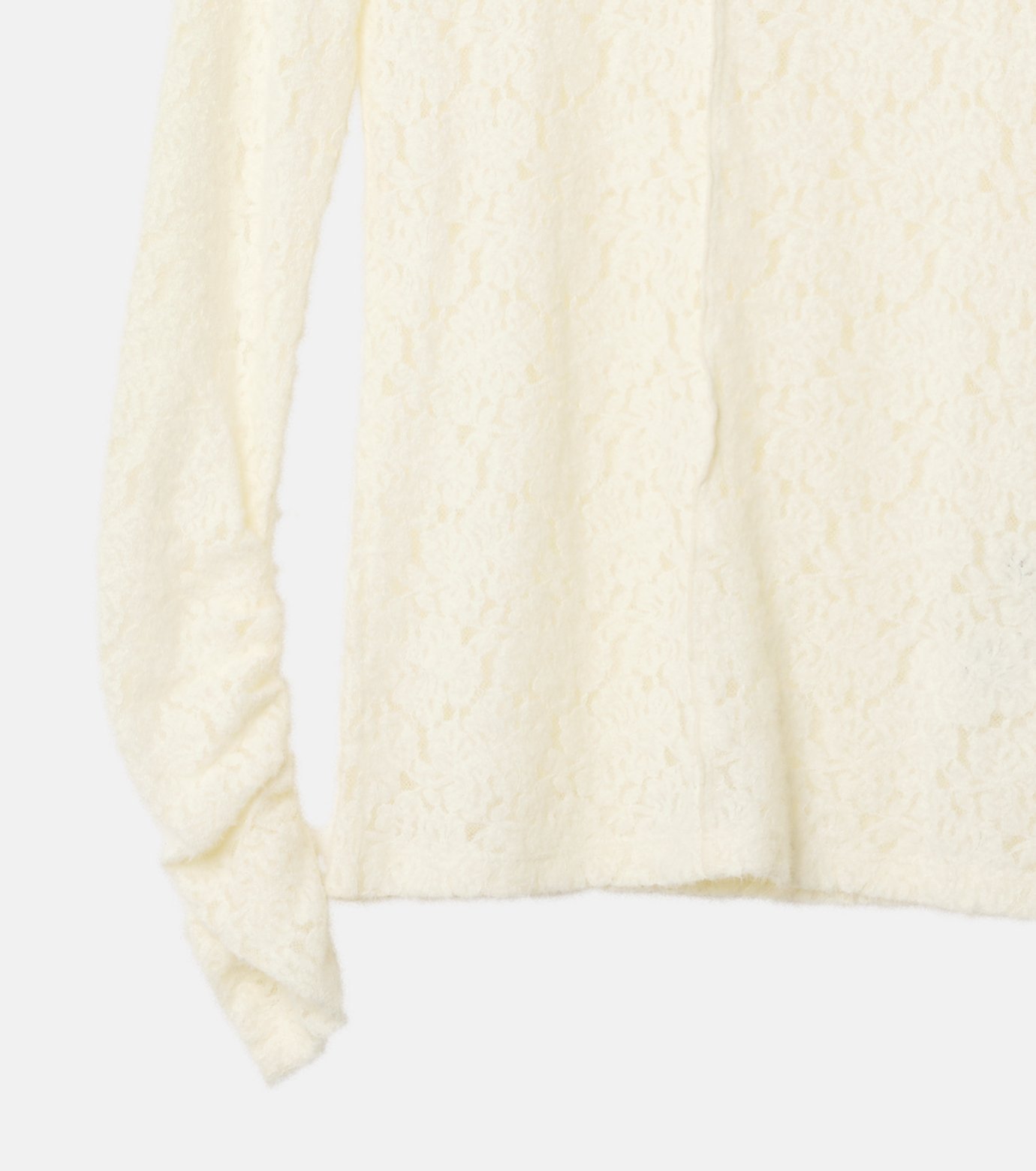 LE CIEL BLEU｜ハイネックストレットレーストップ / High Neck Stretch