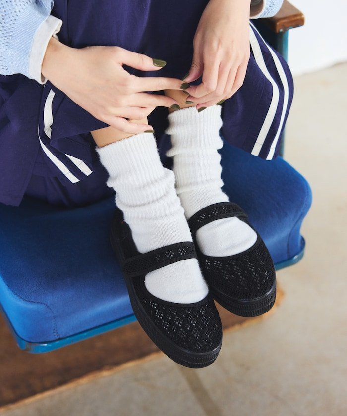 FREAK'S STORE｜別注 メッシュ メリージェーン フラットシューズ 24SS