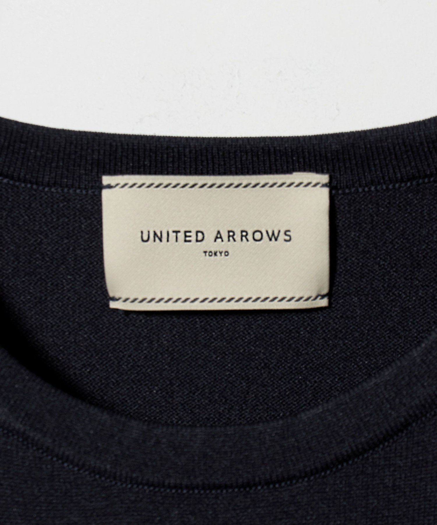 UNITED ARROWS｜プリーツ コンビ ニット ブラウス -ウォッシャブル