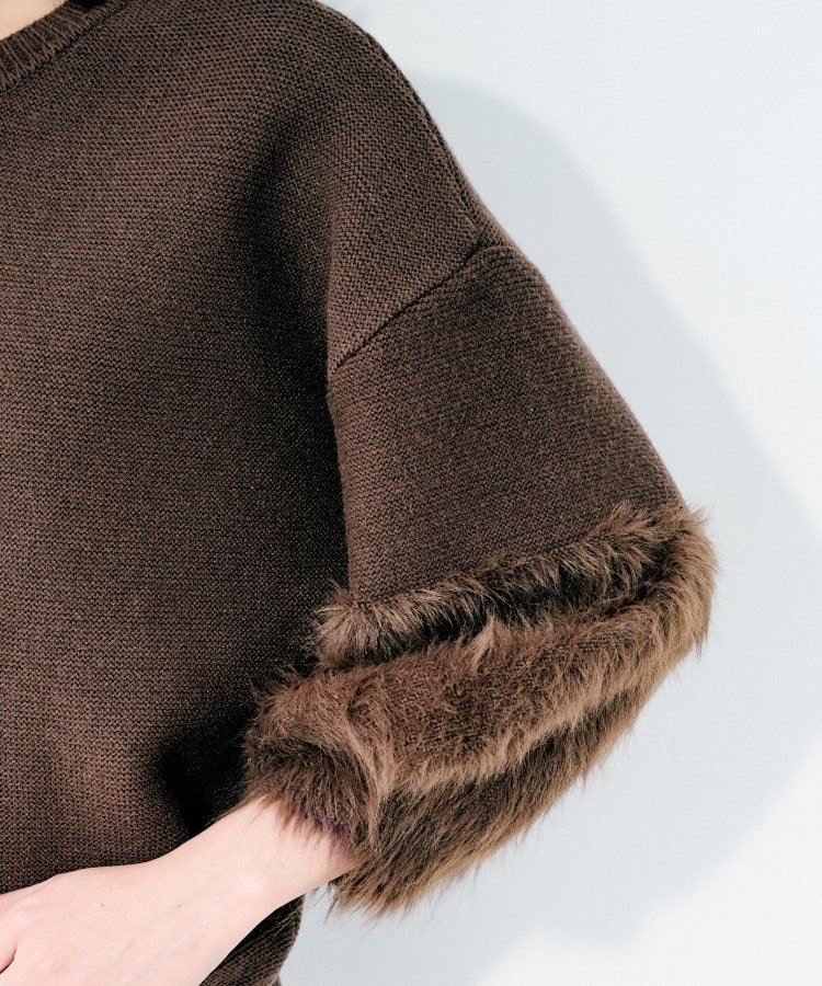 UNTITLED｜【TORRAZZO DONNA】ファースリーブ2wayプルオーバー