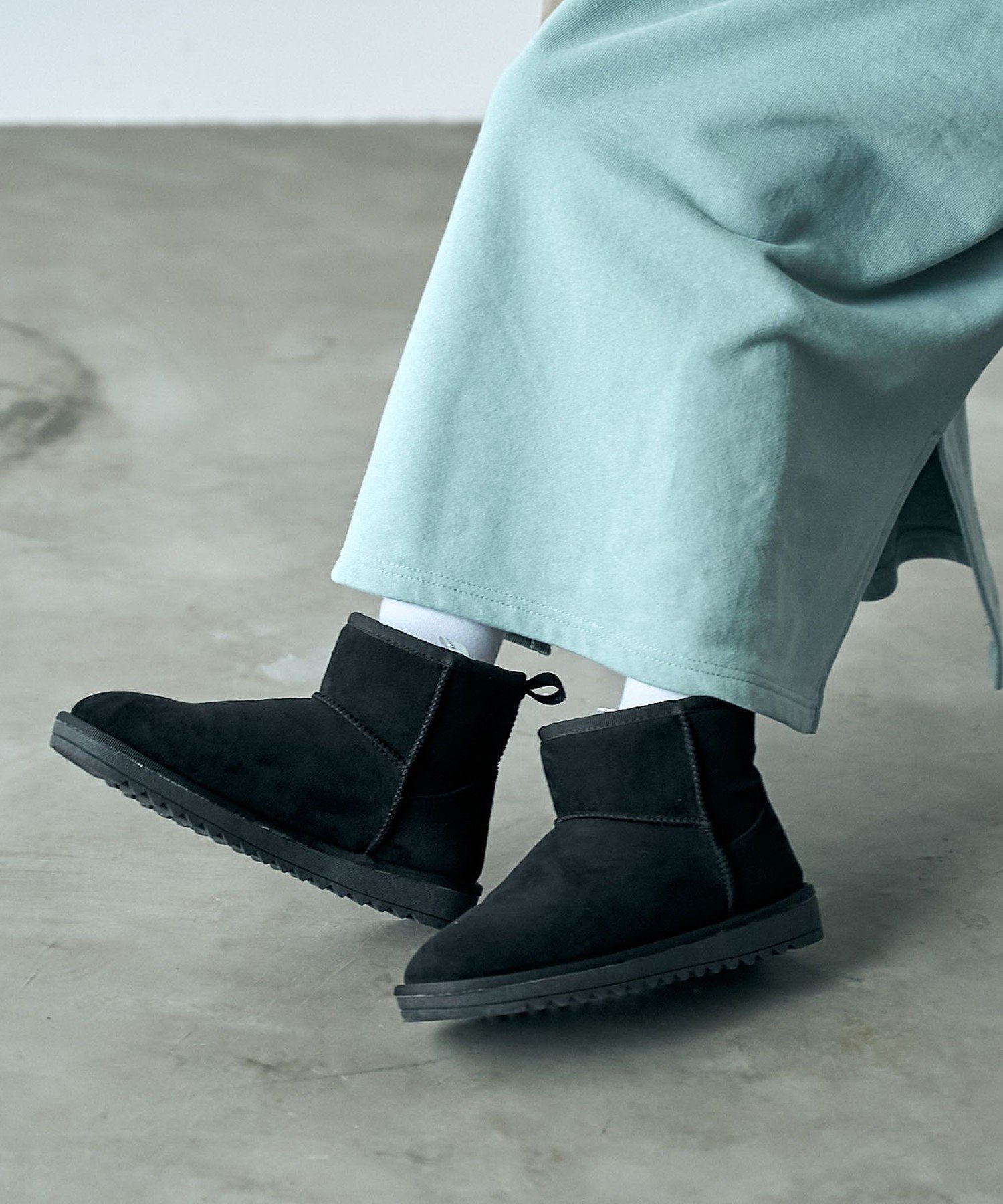 フェイクムートンショートブーツ coen｜<Parknik>フェイクムートンショートブーツ | Rakuten Fashion