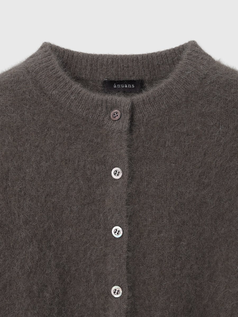 anuans｜ラクーンフォックスショートカーディガン | Rakuten Fashion