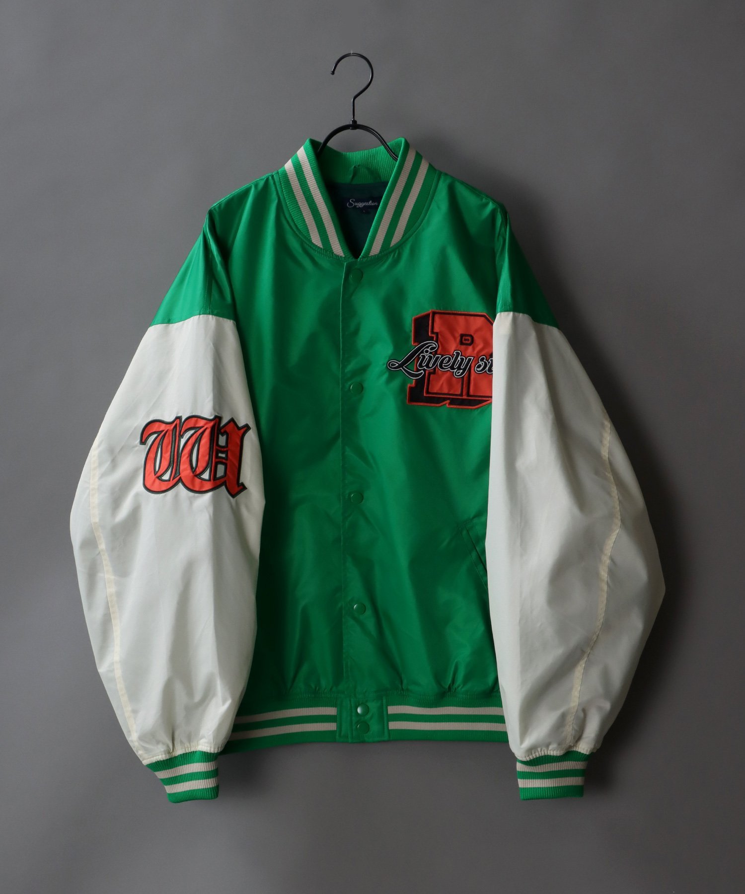 SITRY｜スタジャン メンズ オーバーサイズ スタジアムジャケット