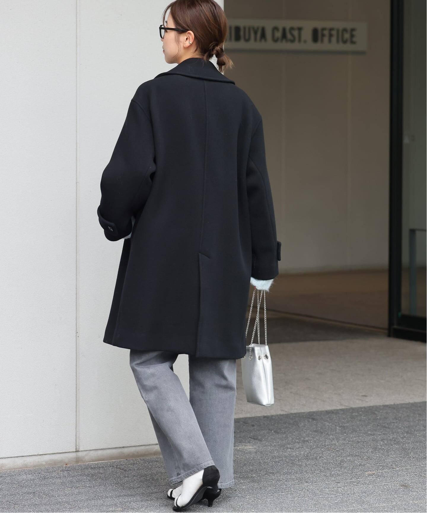 JOURNAL STANDARD relume｜《追加》ピュアラムロングコクーンコート