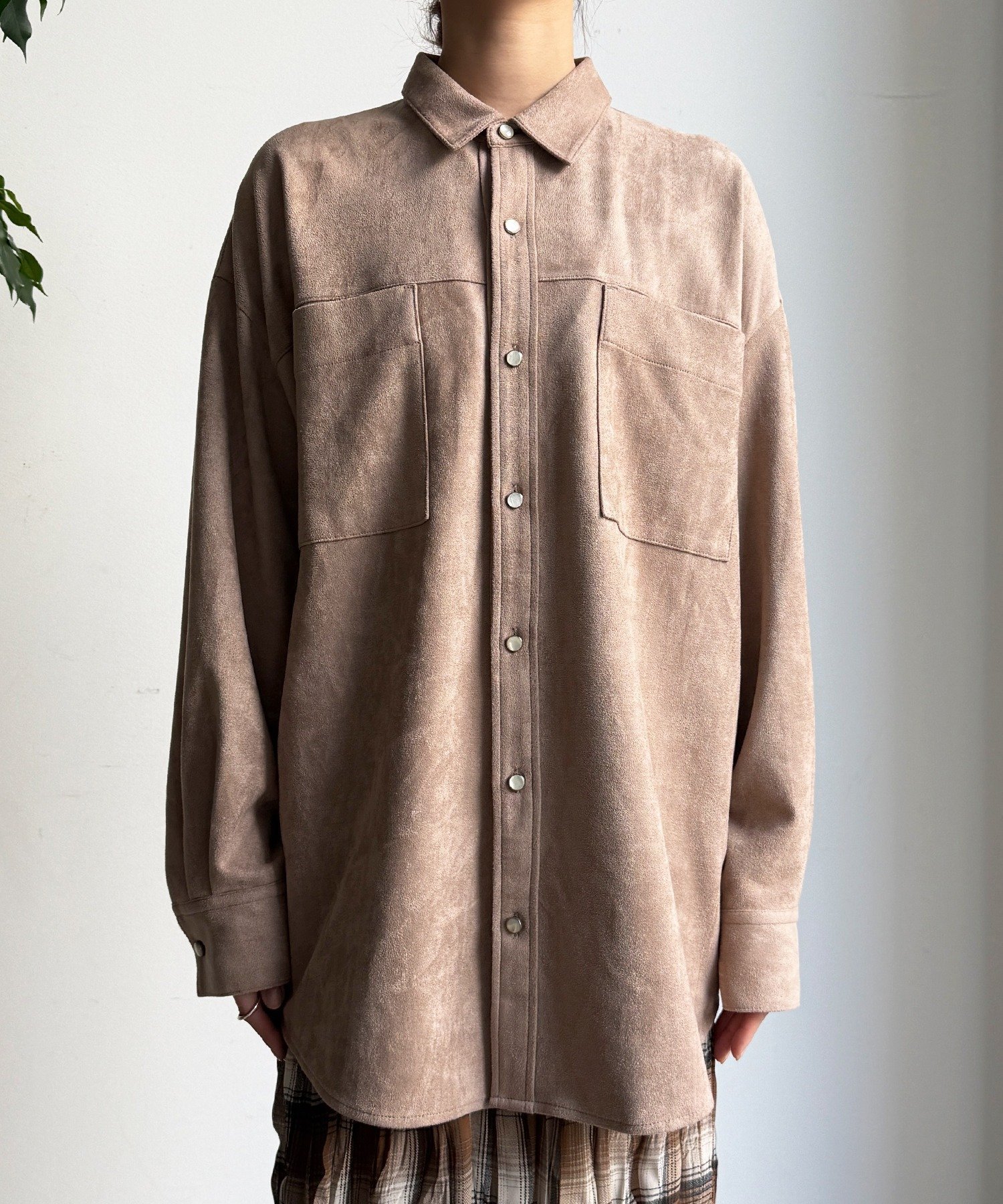 DOUDOU｜スウェードシャツ | Rakuten Fashion(楽天ファッション／旧