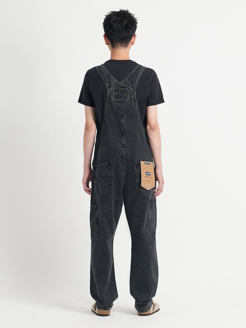 Levi's｜オーバーオール ブラック DARKLY WASH OVERALL | Rakuten