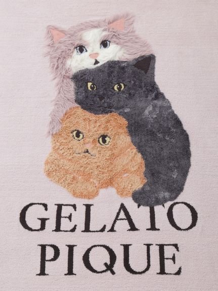 gelato pique｜【Sleep】CAT3柄 ジャガードマルチカバー | Rakuten